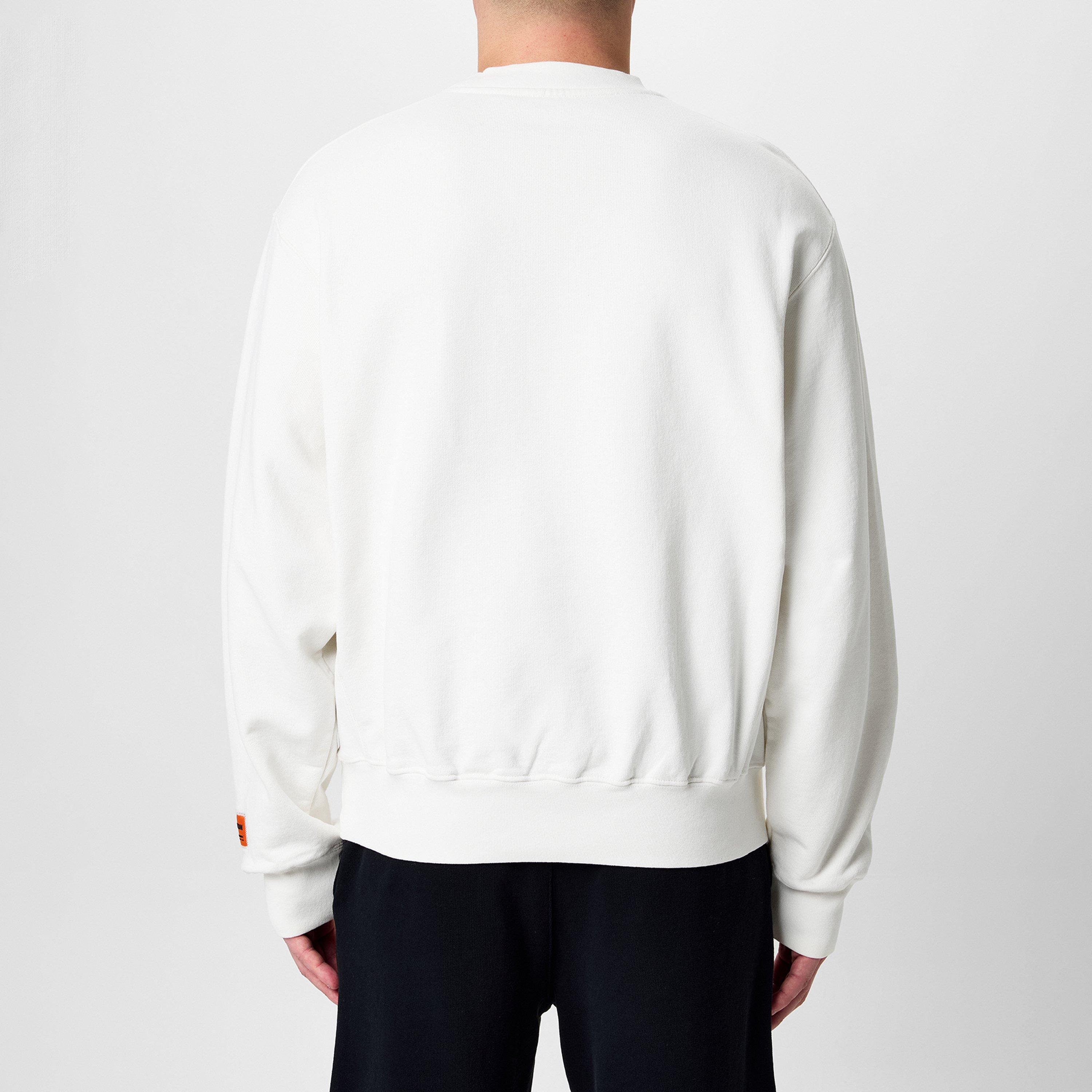 White/Black - Heron Preston - Men's Crewneck Sweatshirt - 3