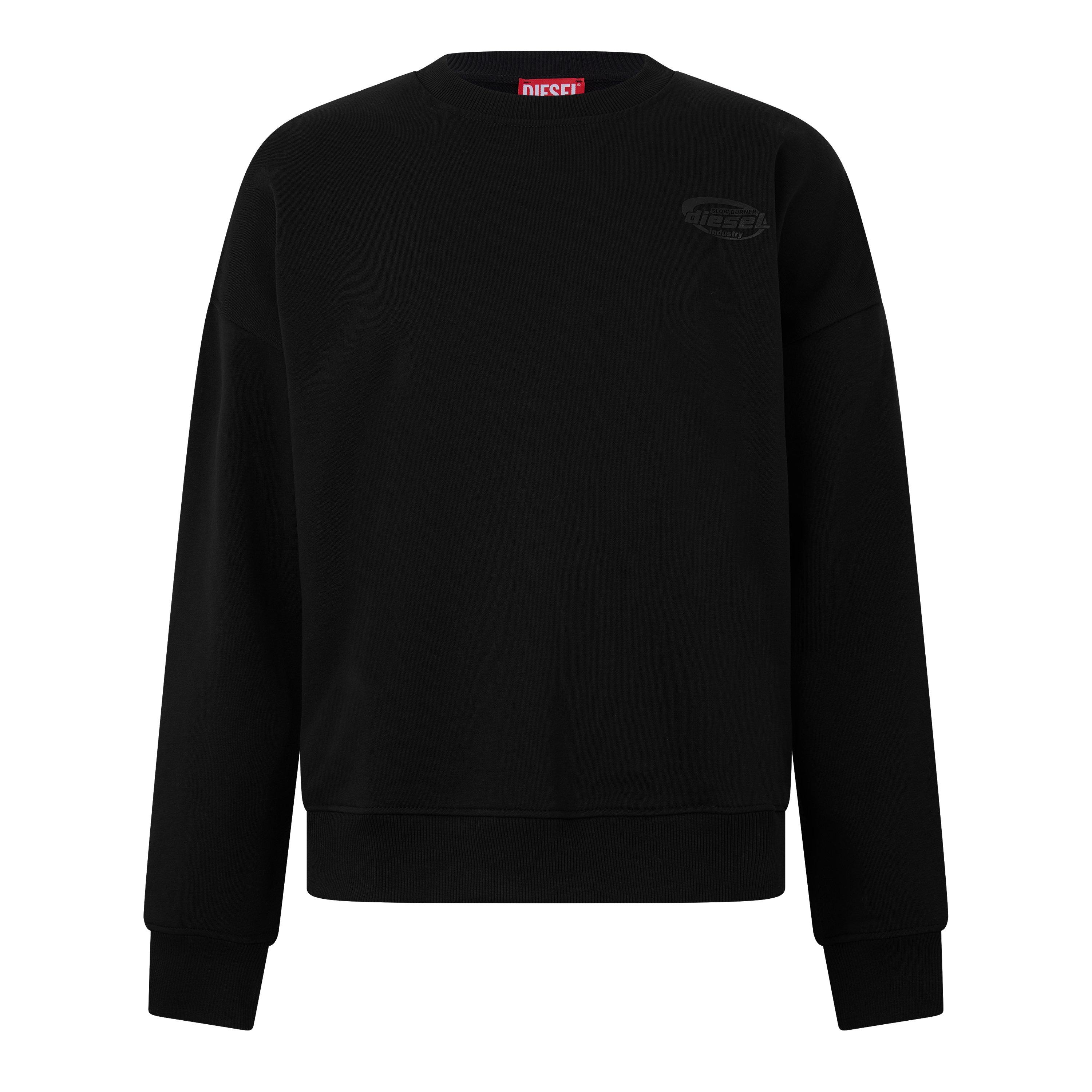 Black Black B - Diesel - Men's S-Rob-R2 Crew-Neck Sweatshirt - 1