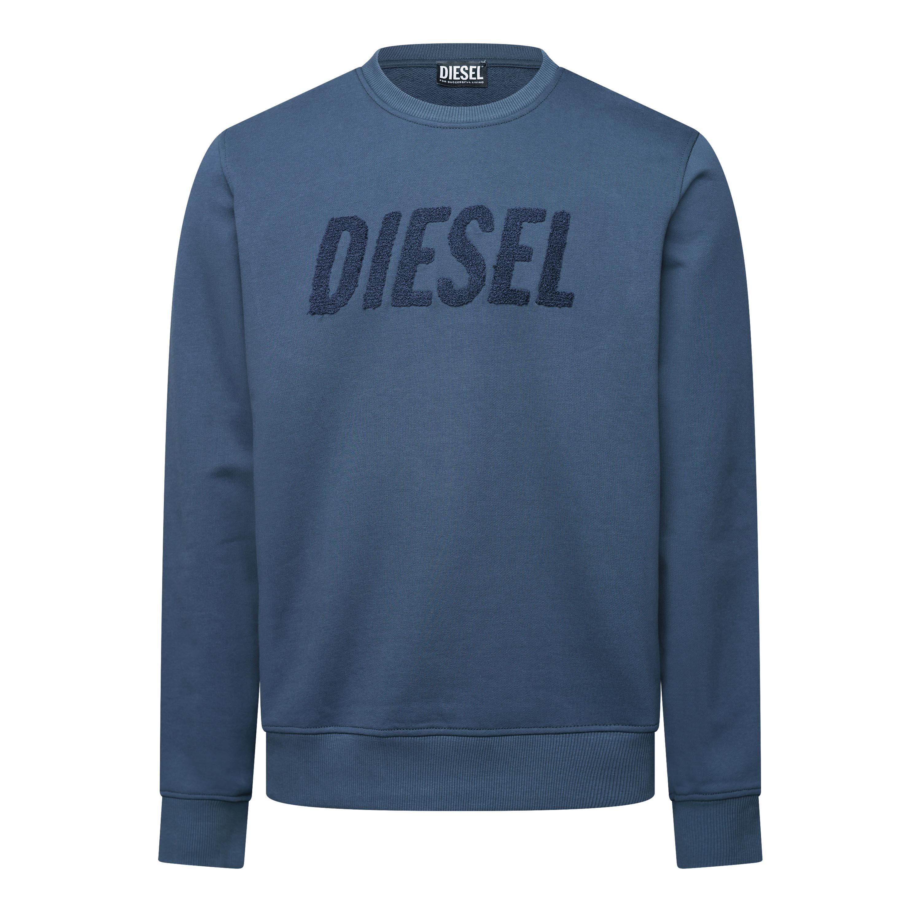 Diesel Men's Indigo-Out Sweatshirt - Total Eclipse - L