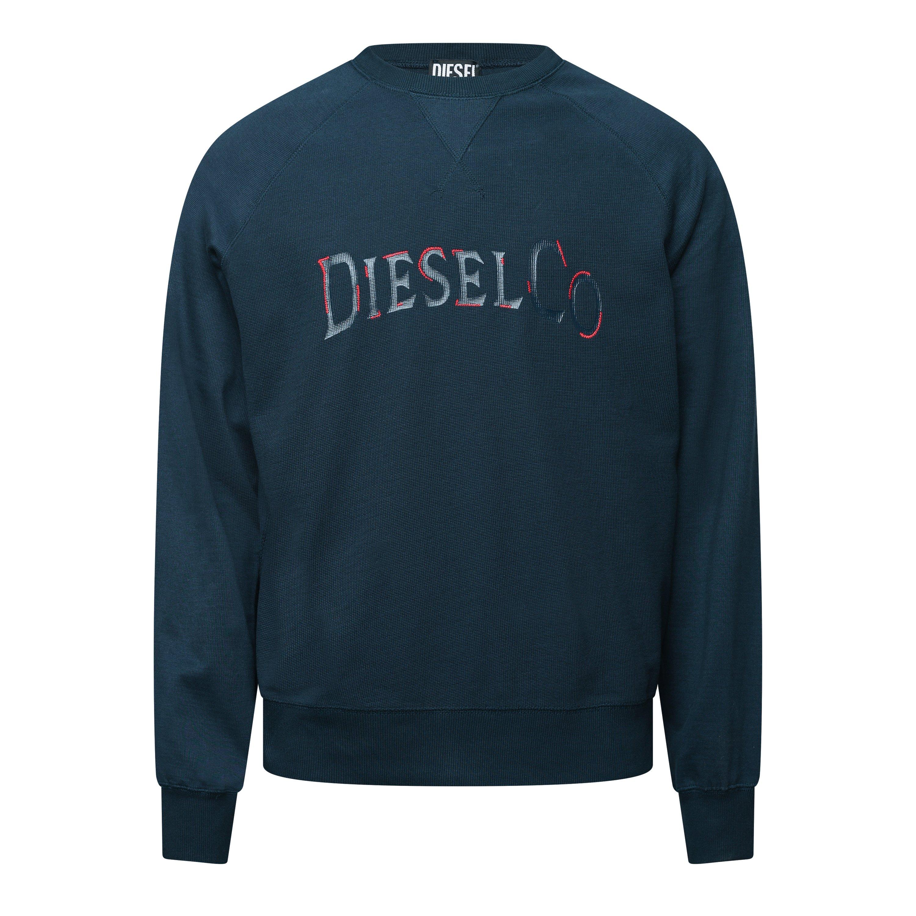 Total Eclipse - Diesel - Men's S-Raglan-Waf Crew-Neck Sweatshirt - 1