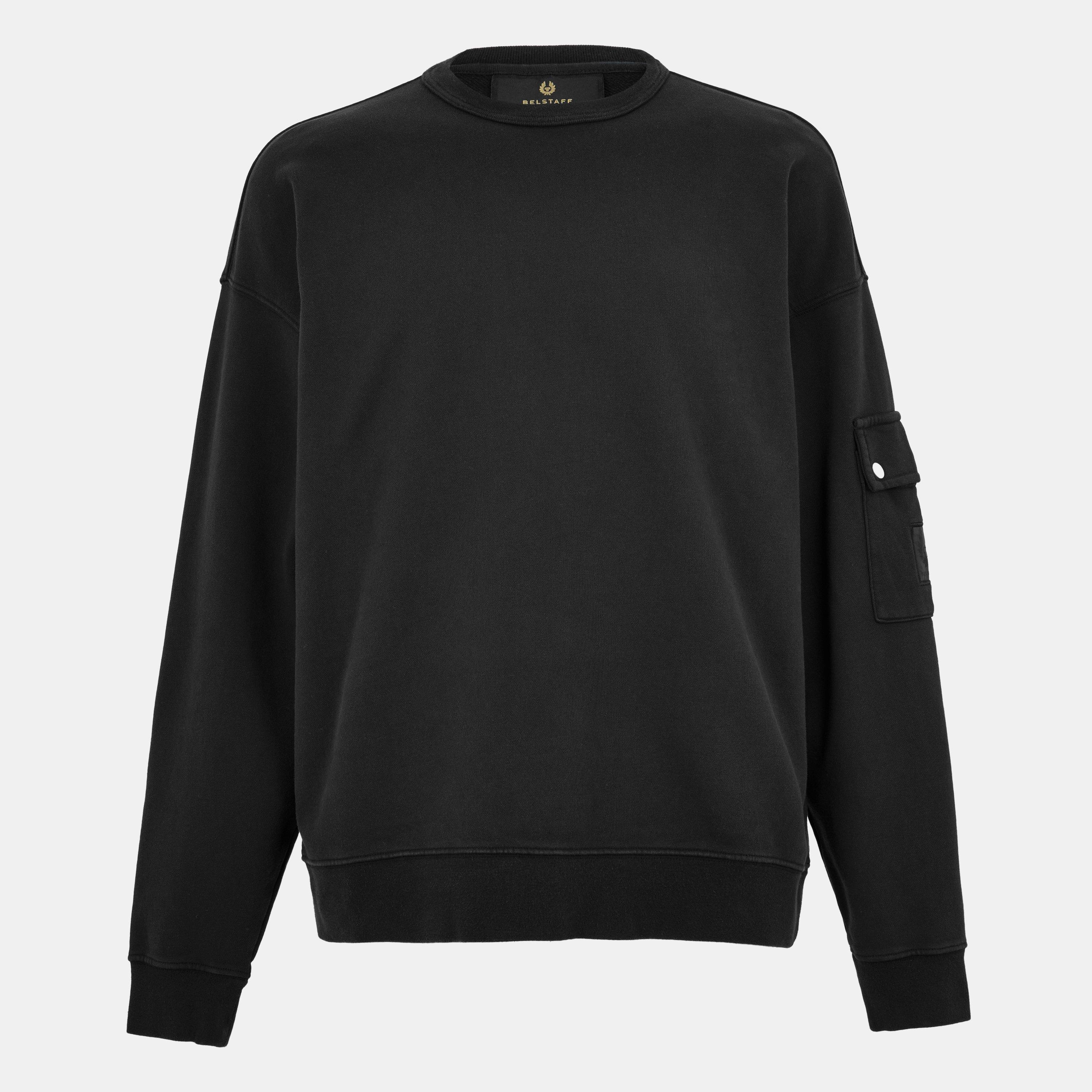 Belstaff Men's Crew Sweatshirt - Black - S