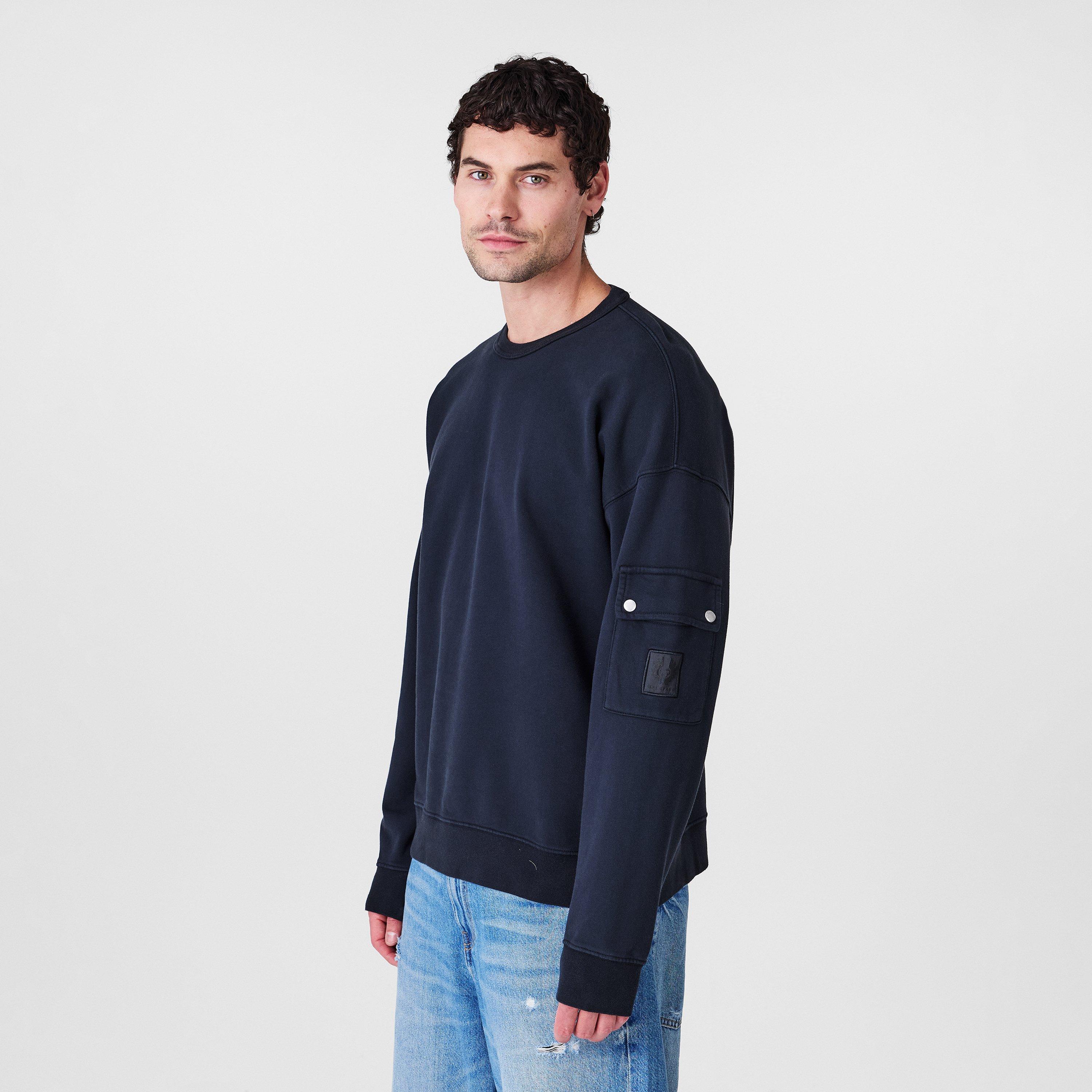 Black - Belstaff - Men's Crew Sweatshirt - 3
