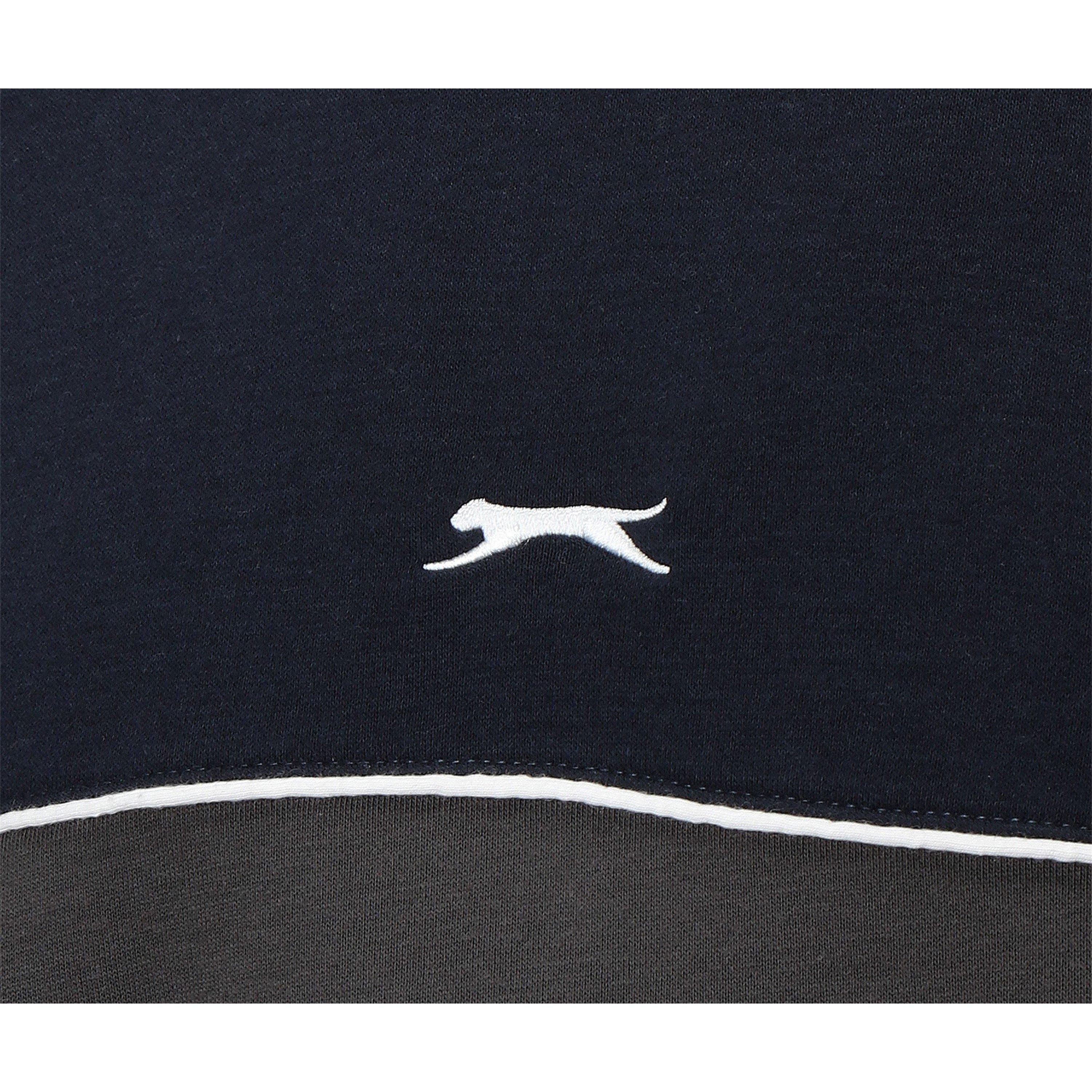 Navy/Smoke - Slazenger - Fleece Sportswear Crew Sweat Mens - 4