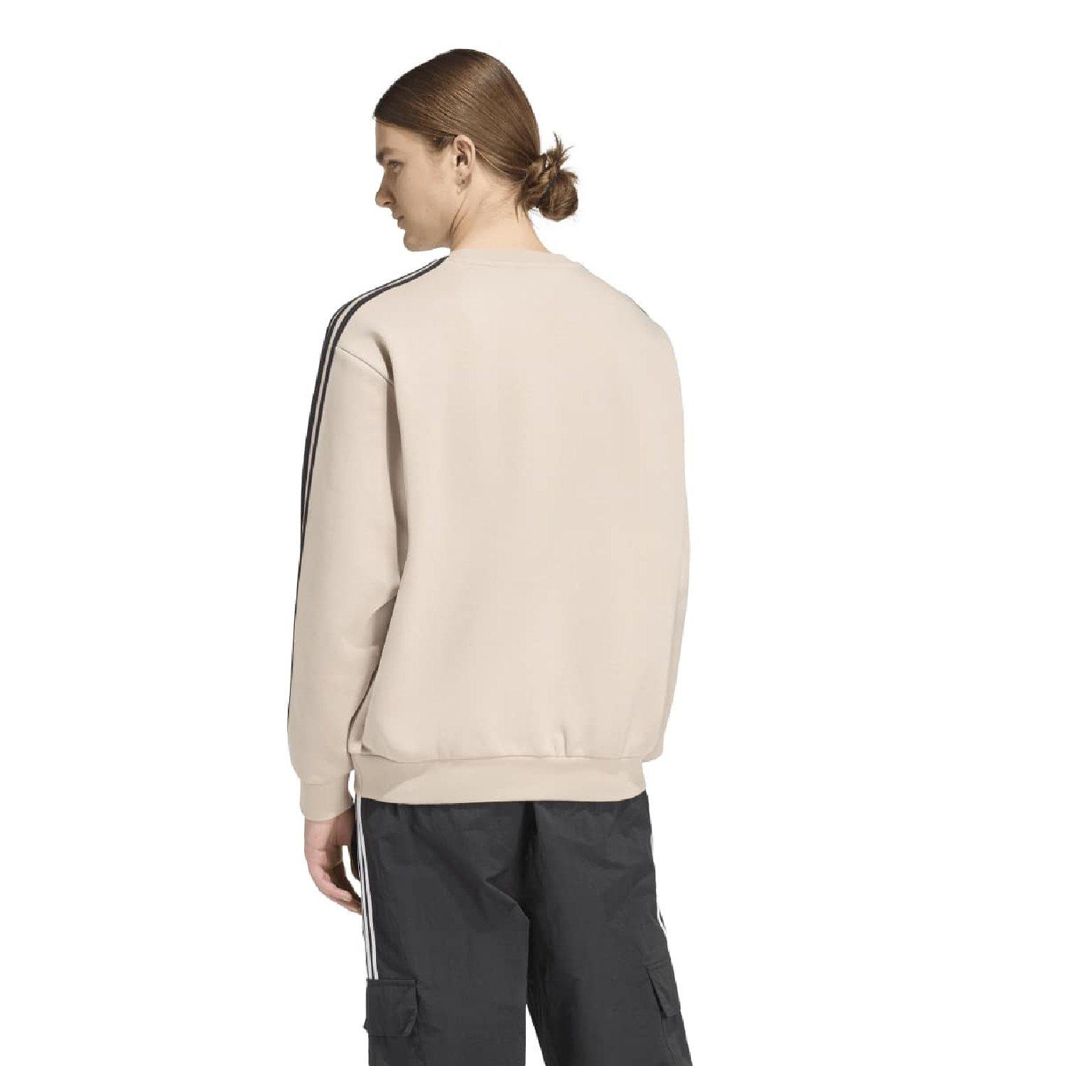 stone khaki - adidas Originals - adidas Originals Adicolor 3-Stripes Oversized Sweatshirt - 3