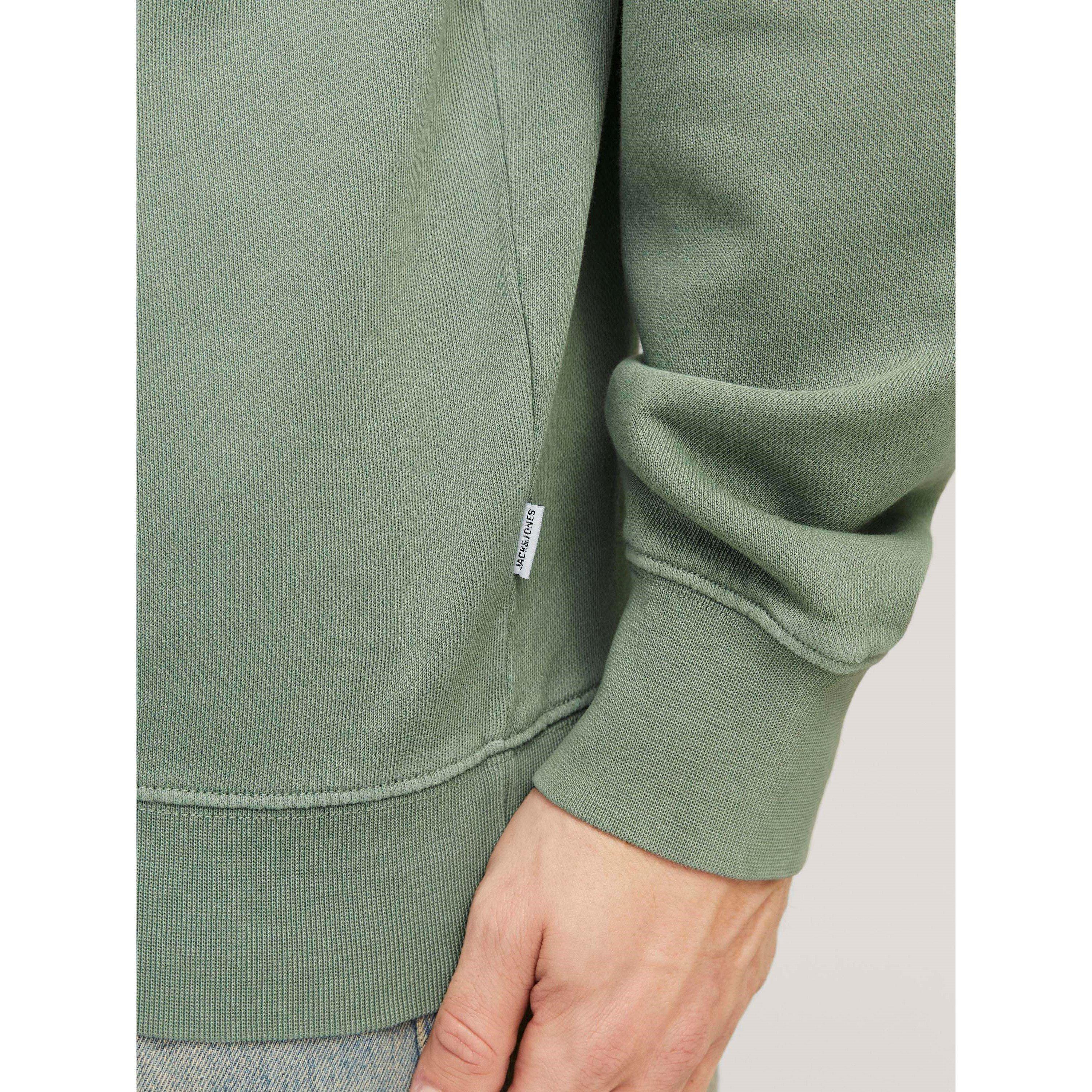 Iceberg Green - Jack and Jones - Men's Faded Sweat Crew Neck Sweatshirt - 4