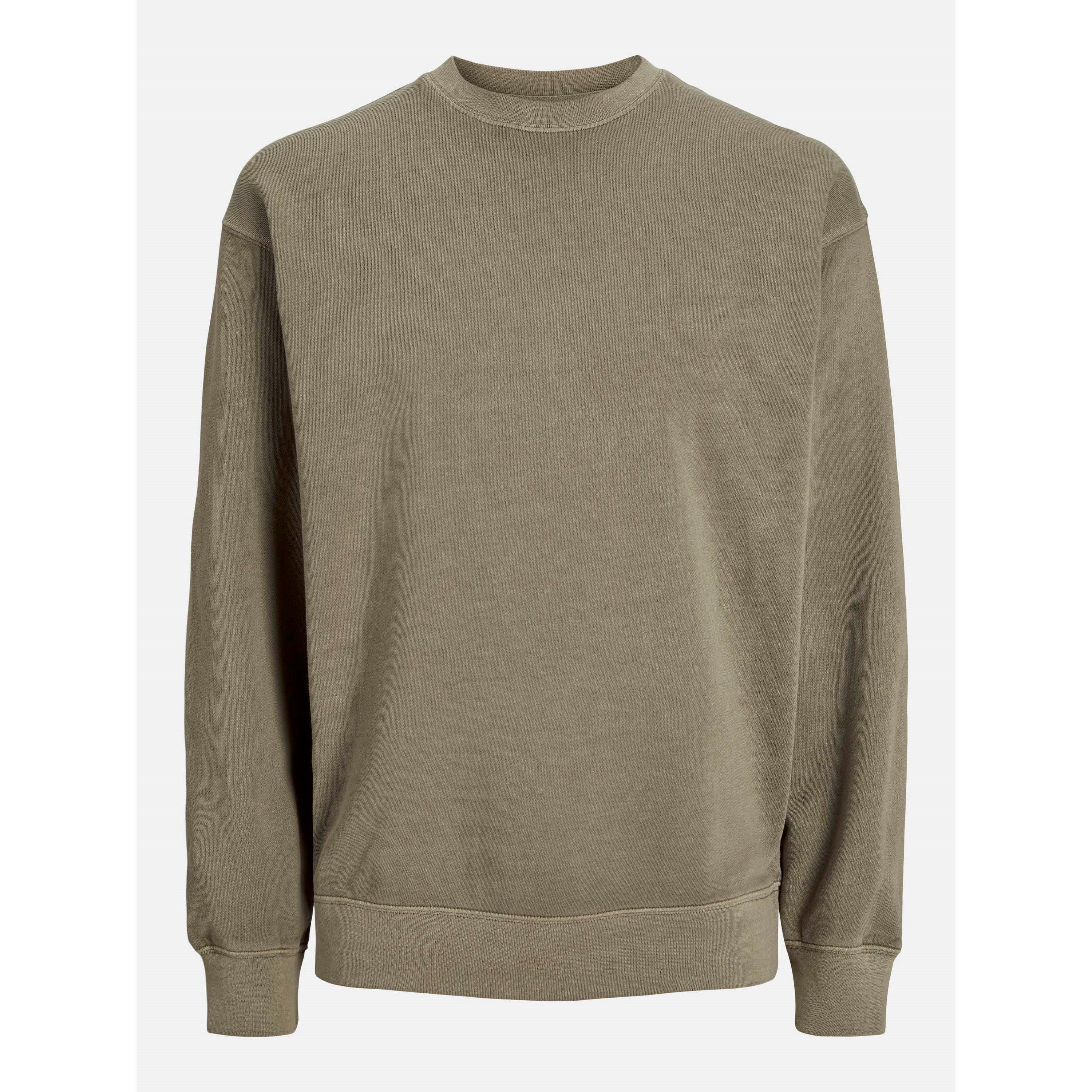 Jack And Jones Men's Faded Sweat Crew Neck Sweatshirt - Silver Sage - XL