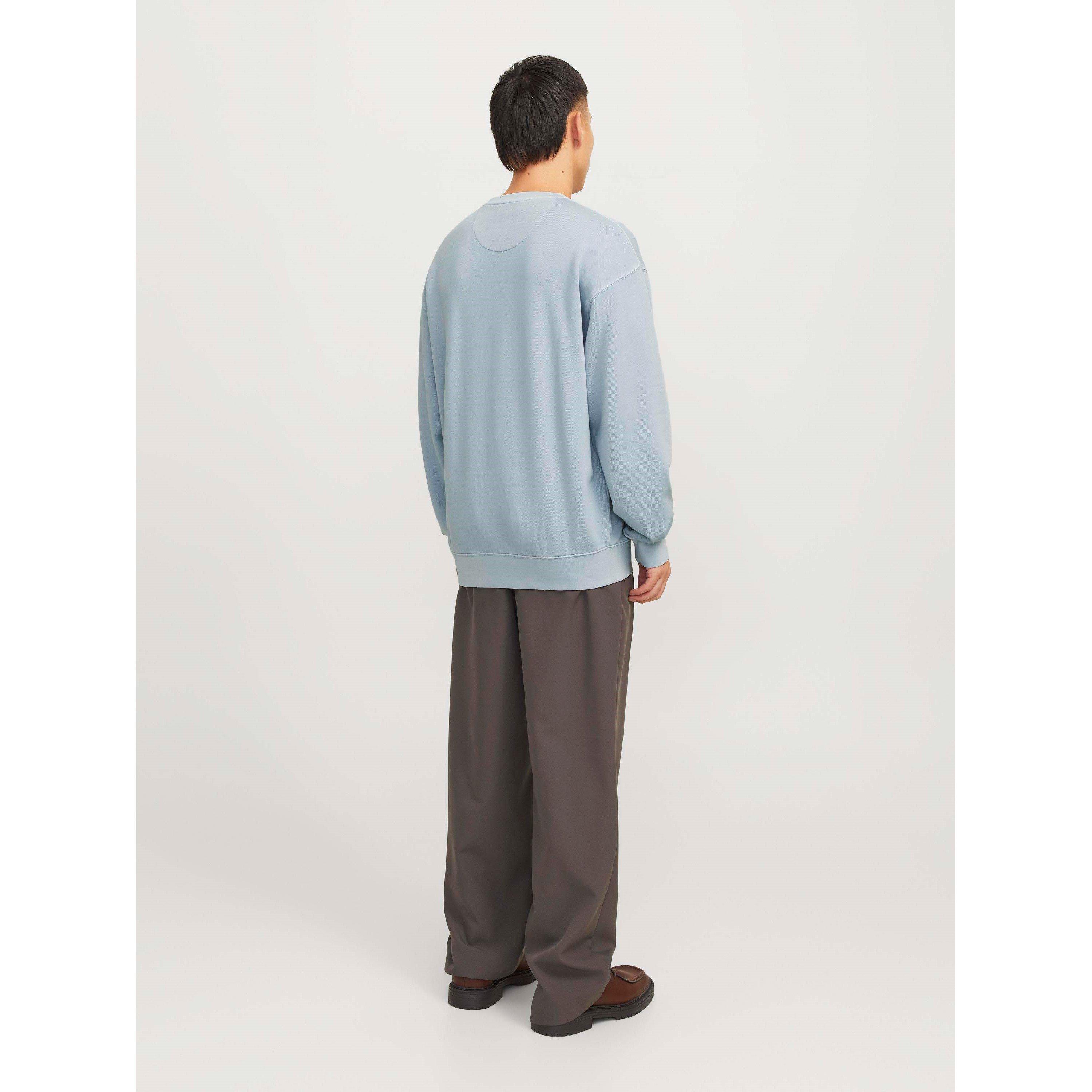 Chambray Blue - Jack and Jones - Jack Faded Sweat Crw Sn99 - 3