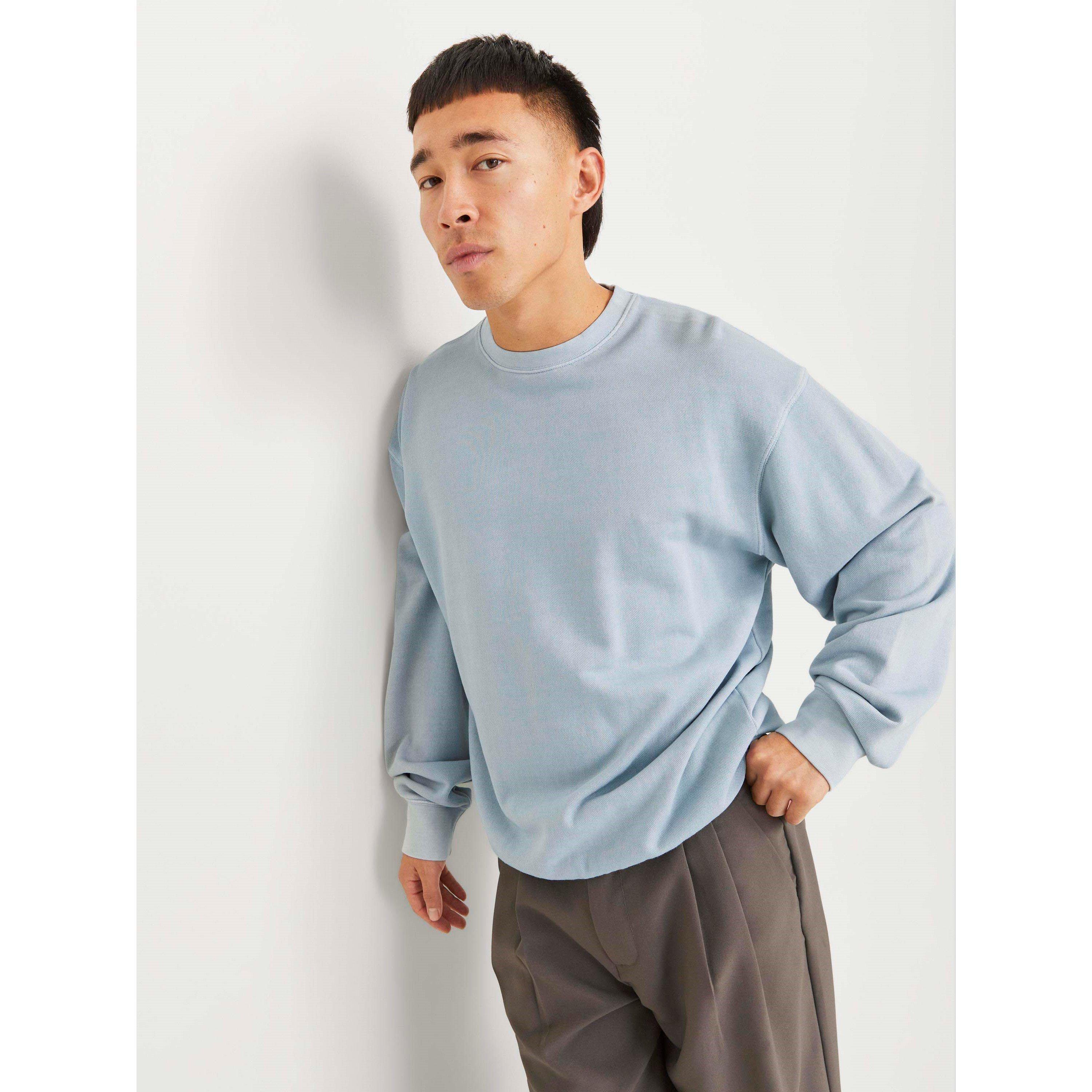 Chambray Blue - Jack and Jones - Jack Faded Sweat Crw Sn99 - 6