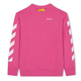 Off White Crewneck Sweatshirt Juniors