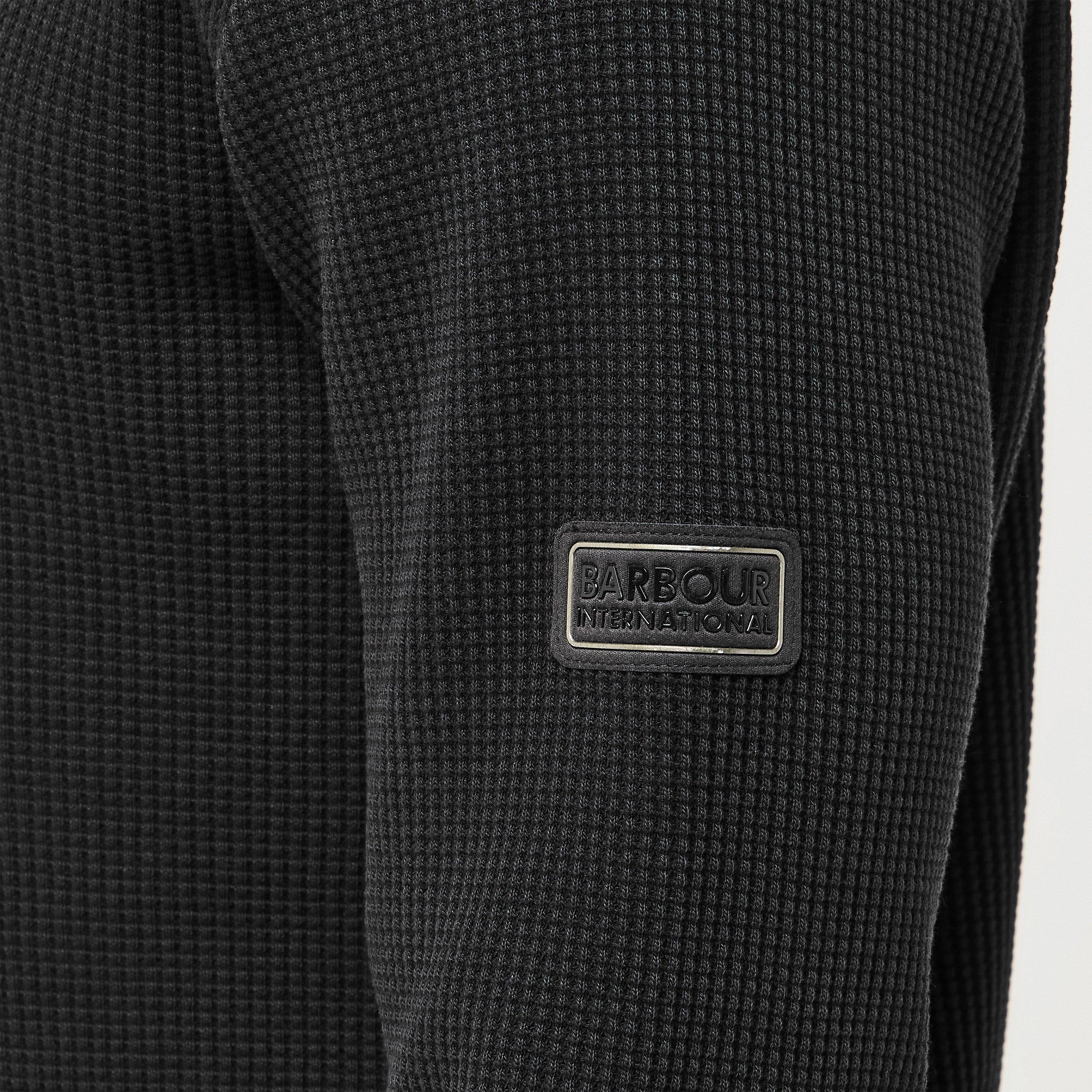 Black BK11 - Barbour International - Mens Curve Crew Sweatshirt - 5