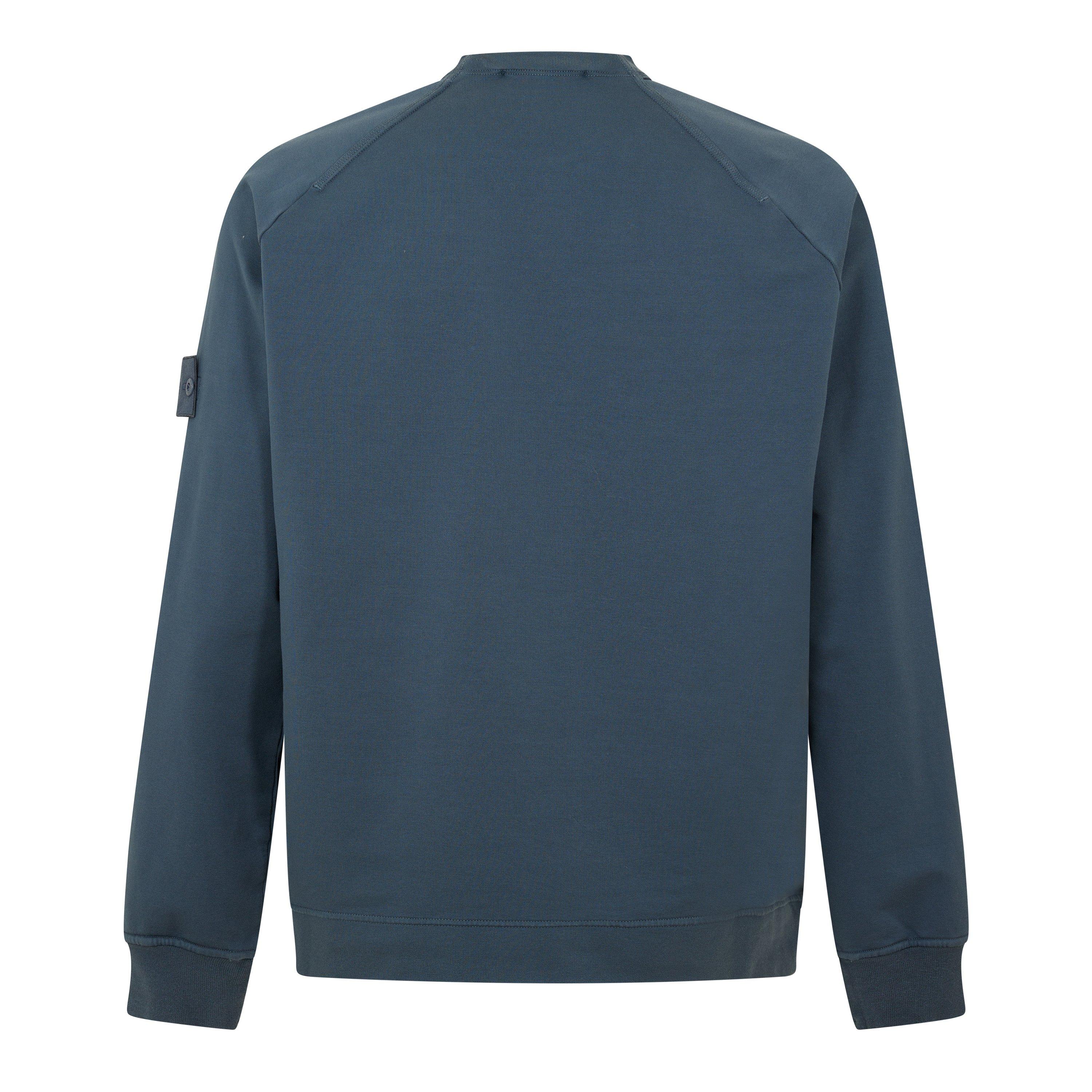 Slate Blu V002E - Stone Island Ghost - Mens Ghost Fleece Sweatshirt - 2