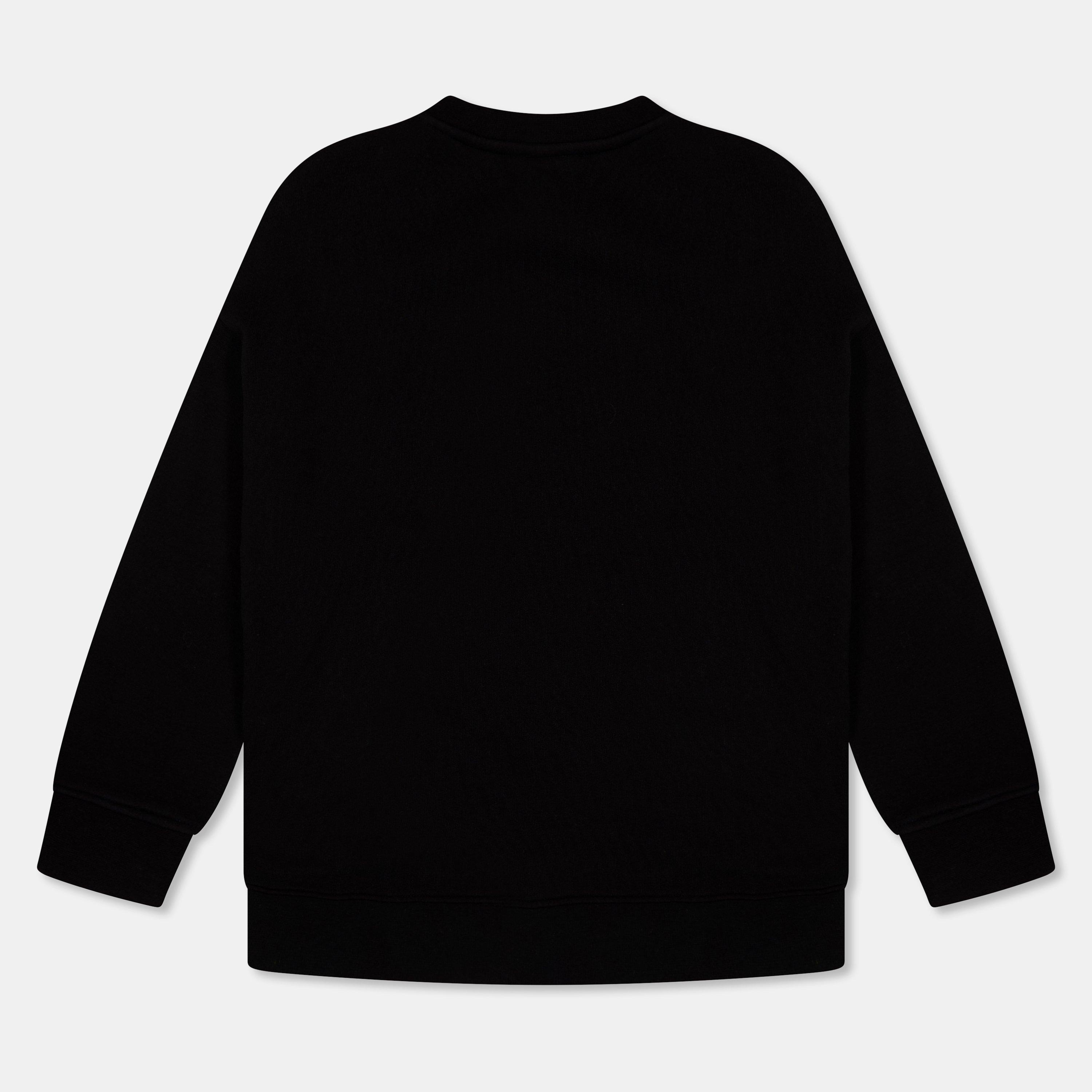 Black 961 - Stella McCartney - Kids' Logo Cotton-Mix Crew Sweatshirt - 2