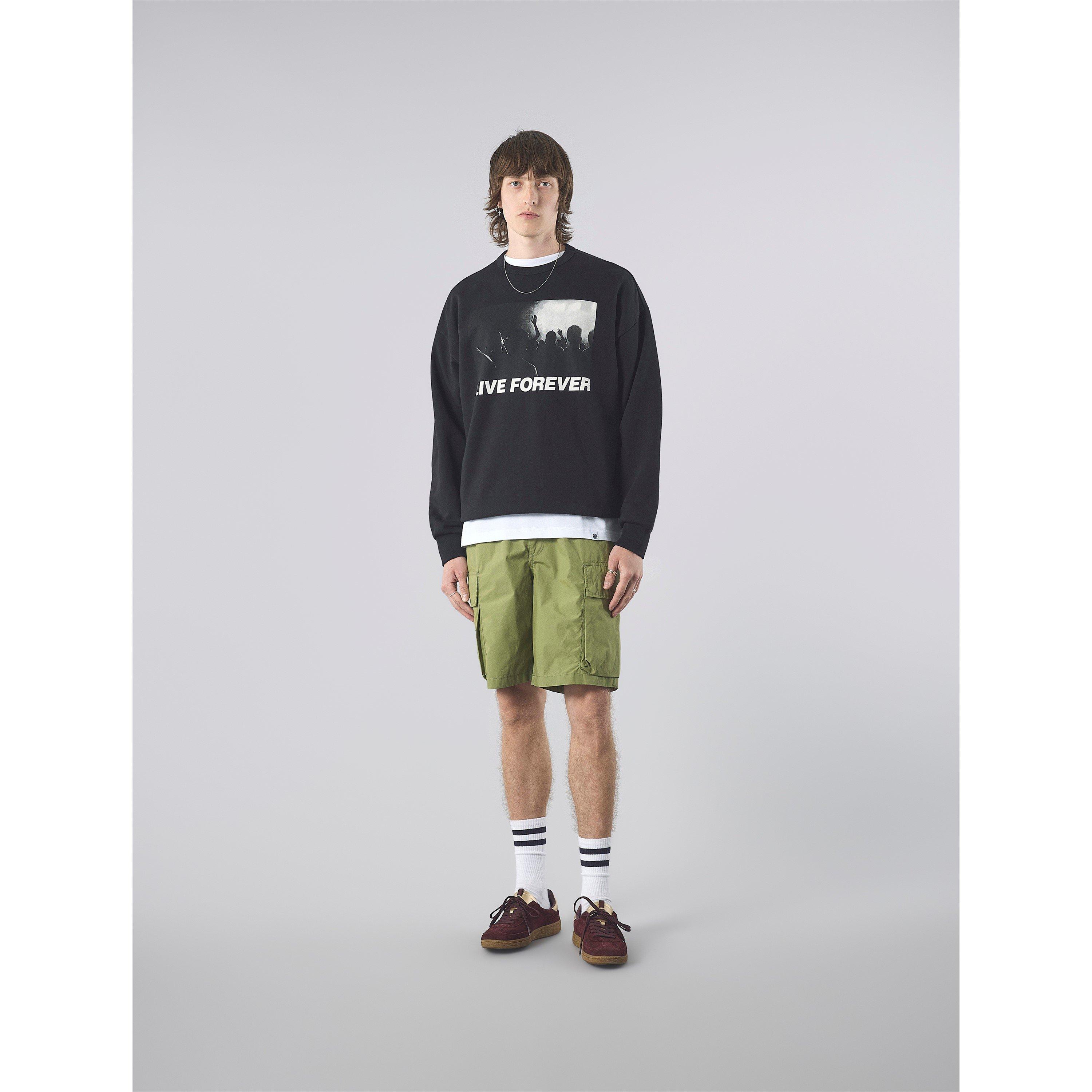 Pretty Green Men's PG Live Forever Crew Sweatshirt | Sports Direct