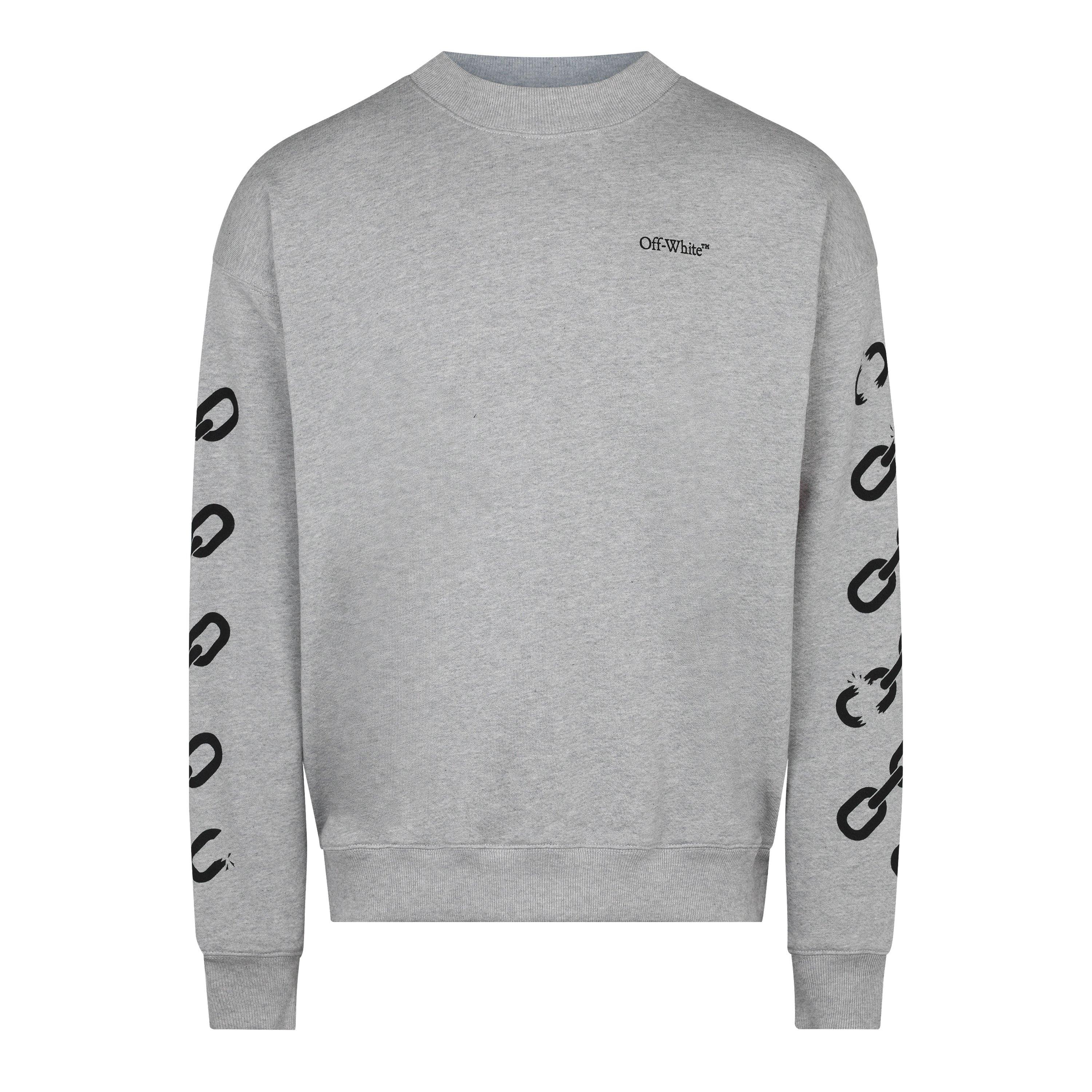 Heather Grey - Off White - Off Chain Arrow Crew Sn99 - 1