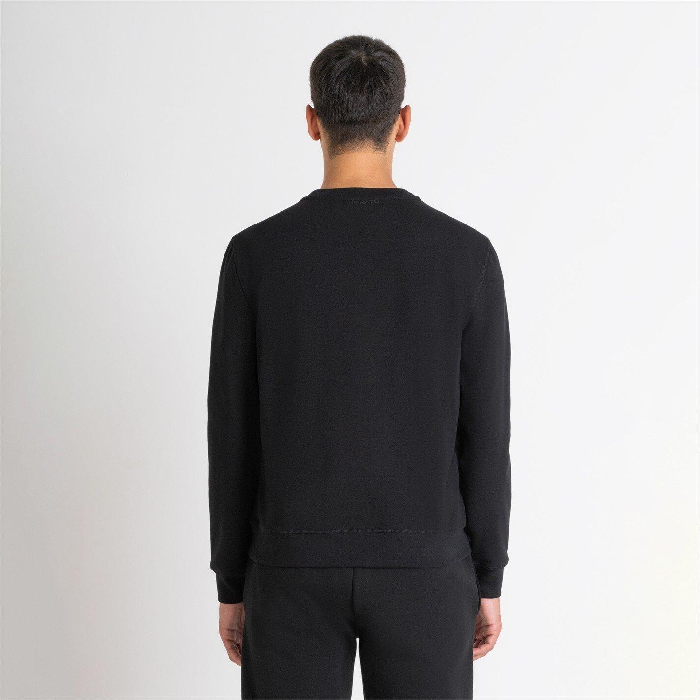 Nero - Antony Morato - REGULAR FIT SWEATSHIRT IN SUSTAINABLE COTTON BLEND FABRIC WITH PANTHER PRINT - 3