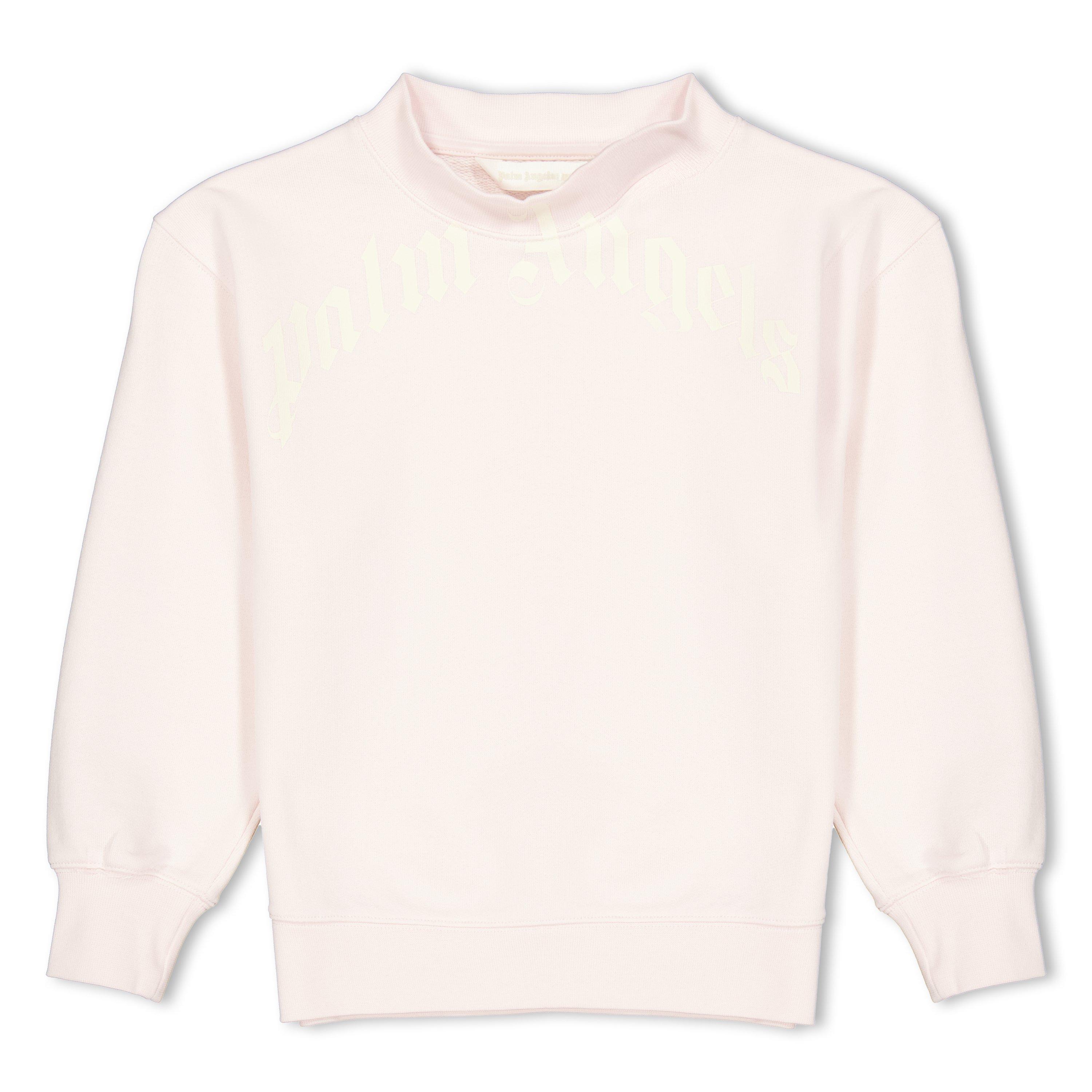 Palm Angels Girls Palm Arch Lgo Crew Jn61 - Pink - 6Y