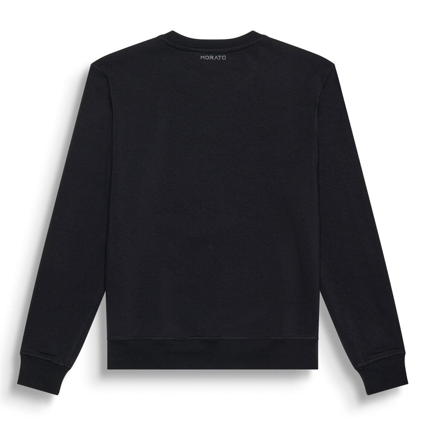 Nero - Antony Morato - SWEATSHIRT REGULAR FIT IN ABLE COTTON BLEND FABRIC WITH MATT PLASTICSUSTAIN AND FLOCK PRINT - 5