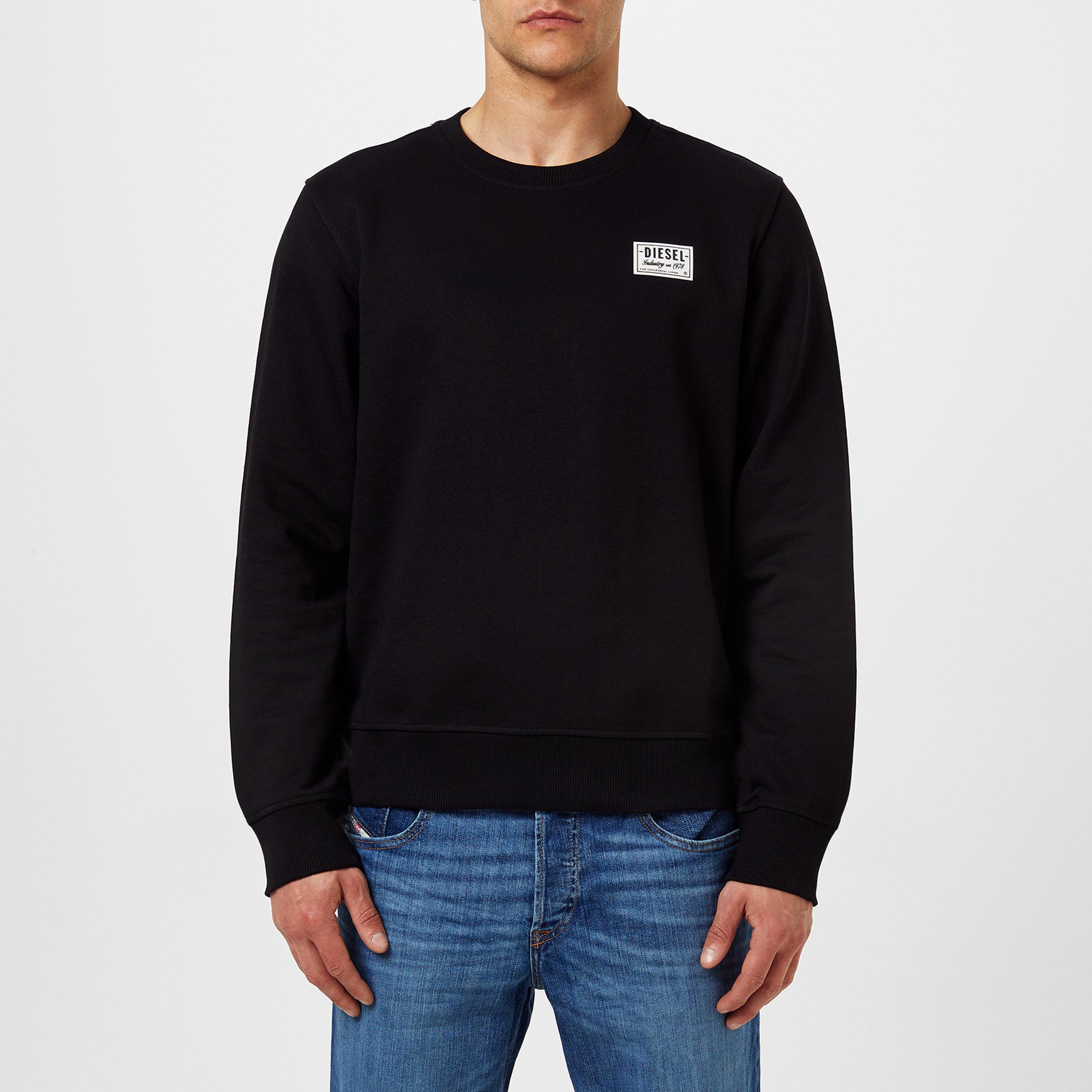 Negro 9XX - Diesel - Patch Logo Crew Sweater - 2