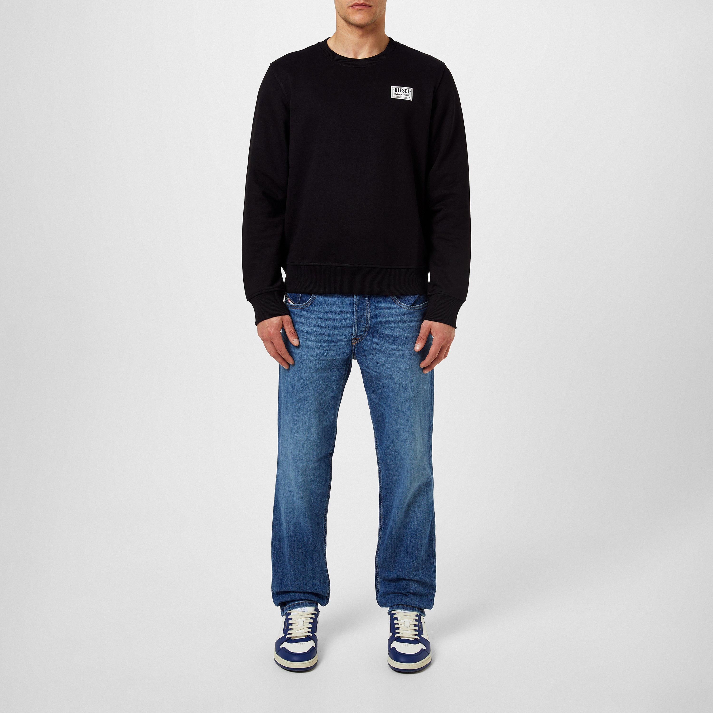 Diesel Jeans | Patch Logo Crew Sweater | Crew Sweaters | USC