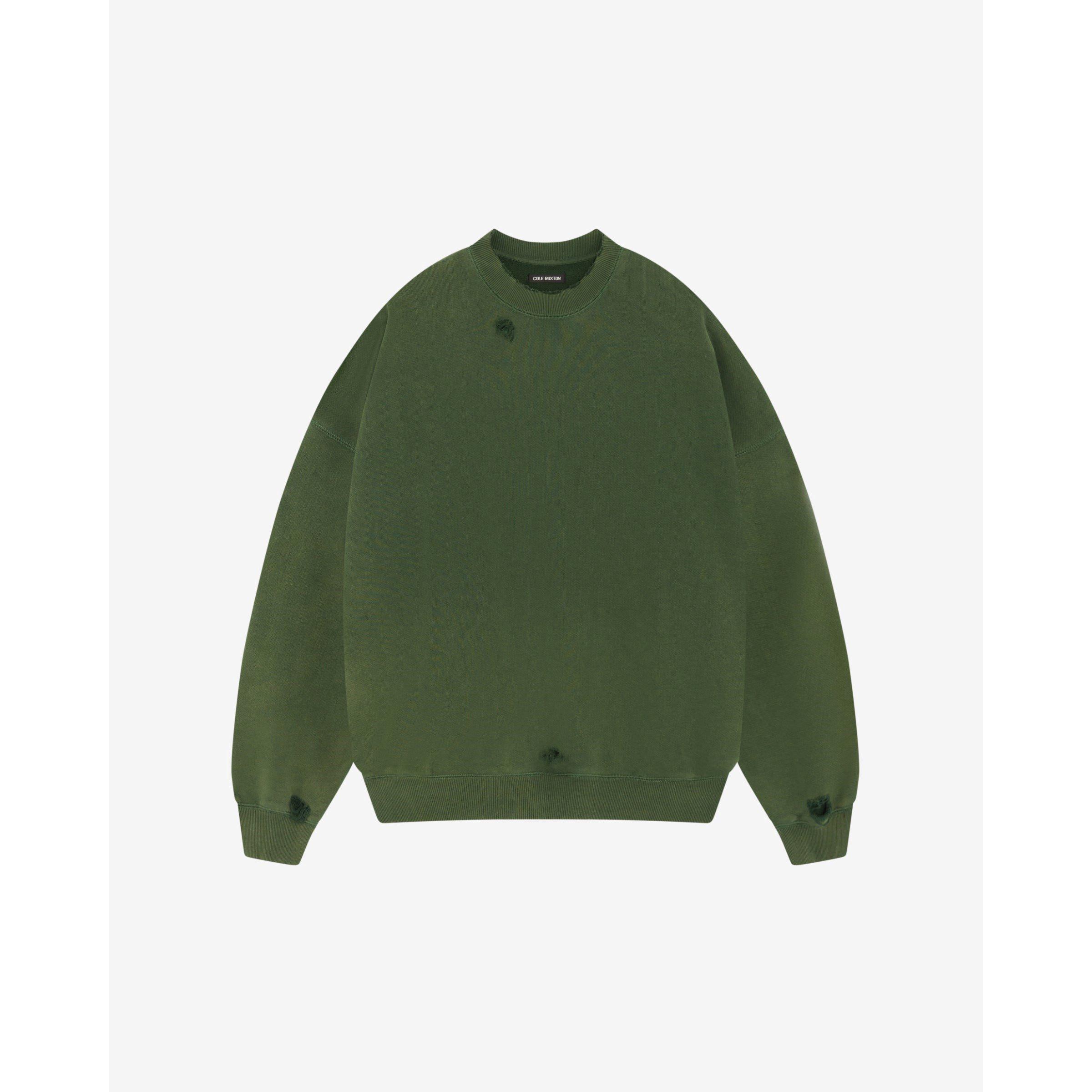 Forest Green - Cole Buxton - Cole Distressed Swt Sn99 - 1