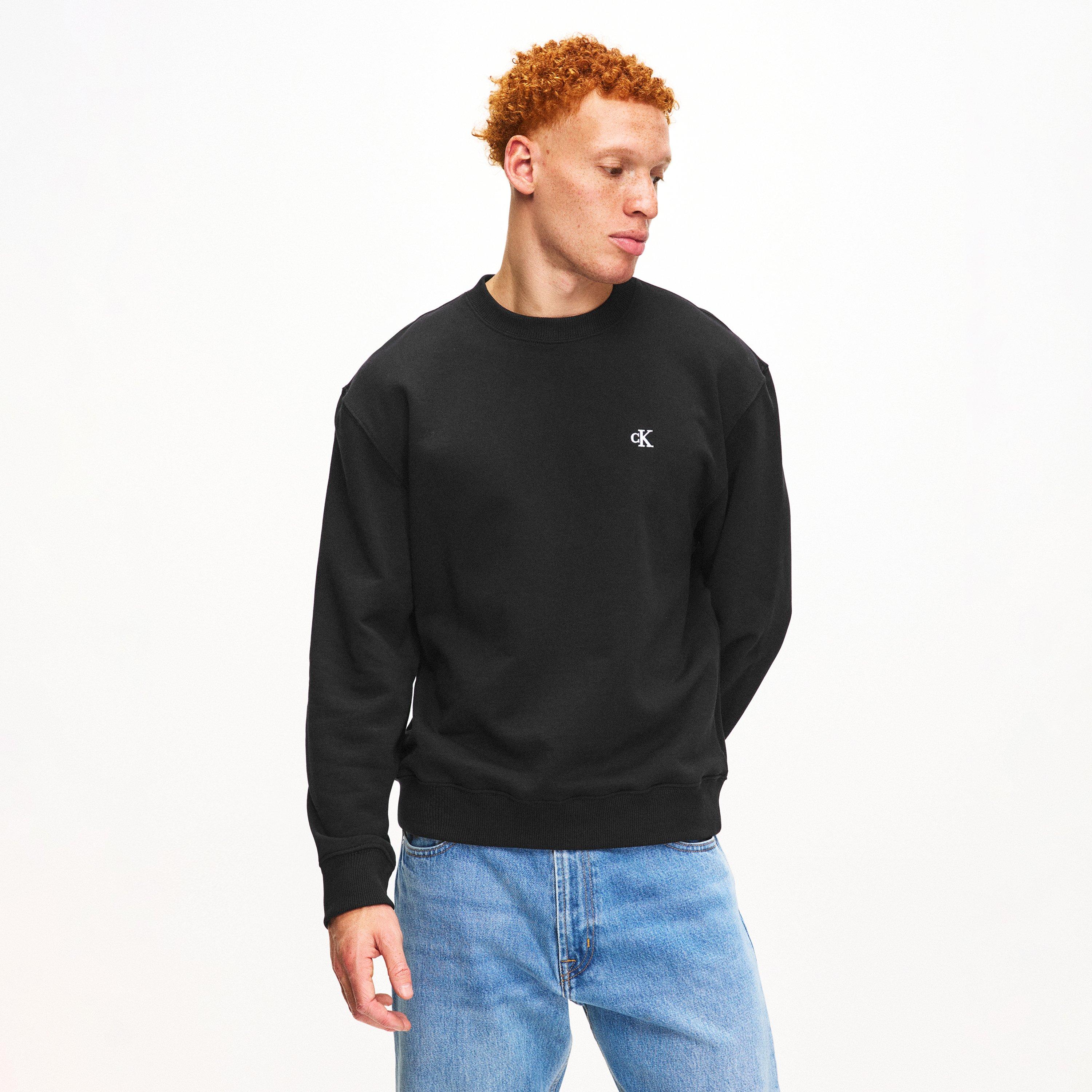 Black - Calvin Klein Jeans - CKJ Monogram Swtr Sn00 - 3