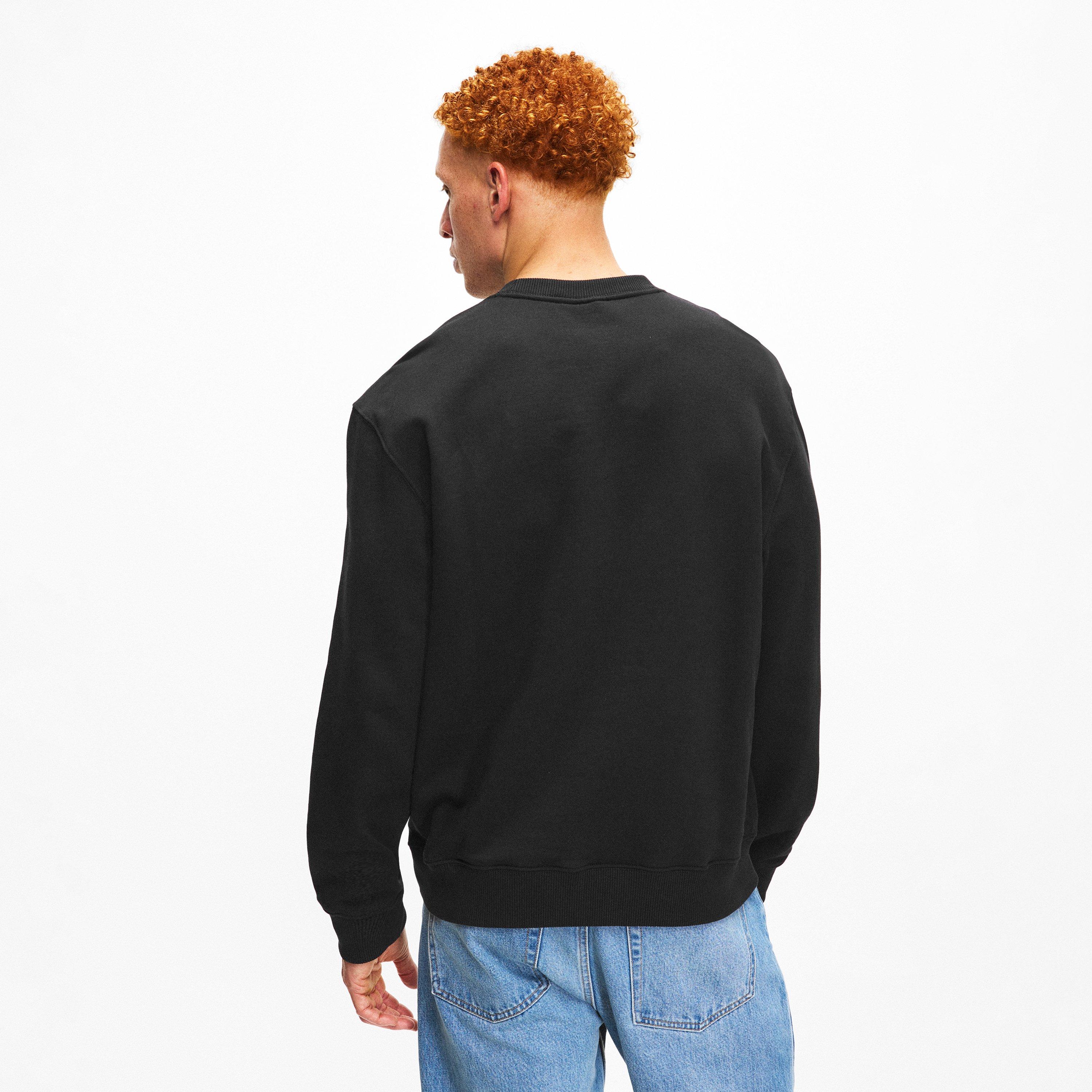 Black - Calvin Klein Jeans - CKJ Monogram Swtr Sn00 - 4