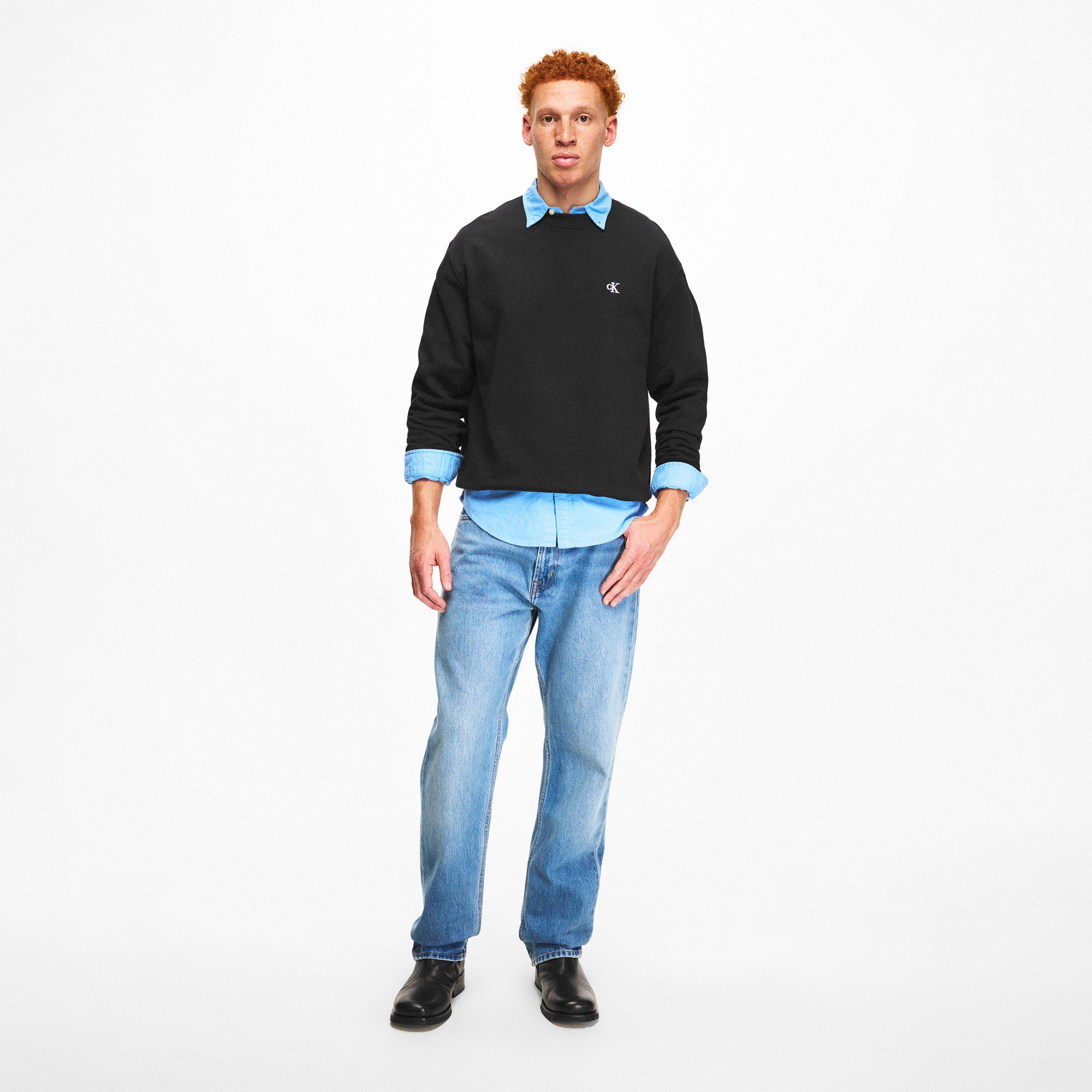 Black - Calvin Klein Jeans - CKJ Monogram Swtr Sn00 - 6