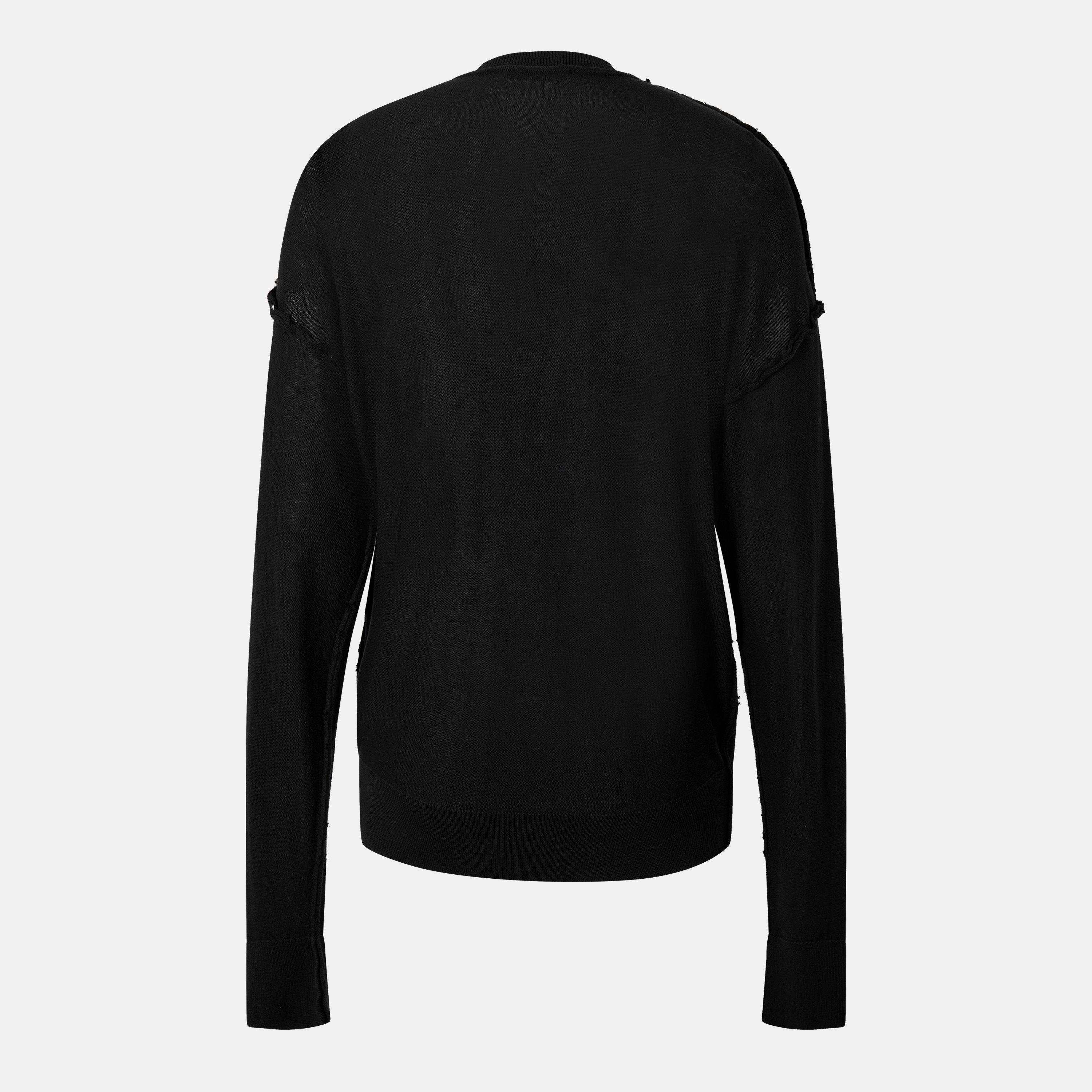 Black - Balenciaga - Oversized Sweater - 2