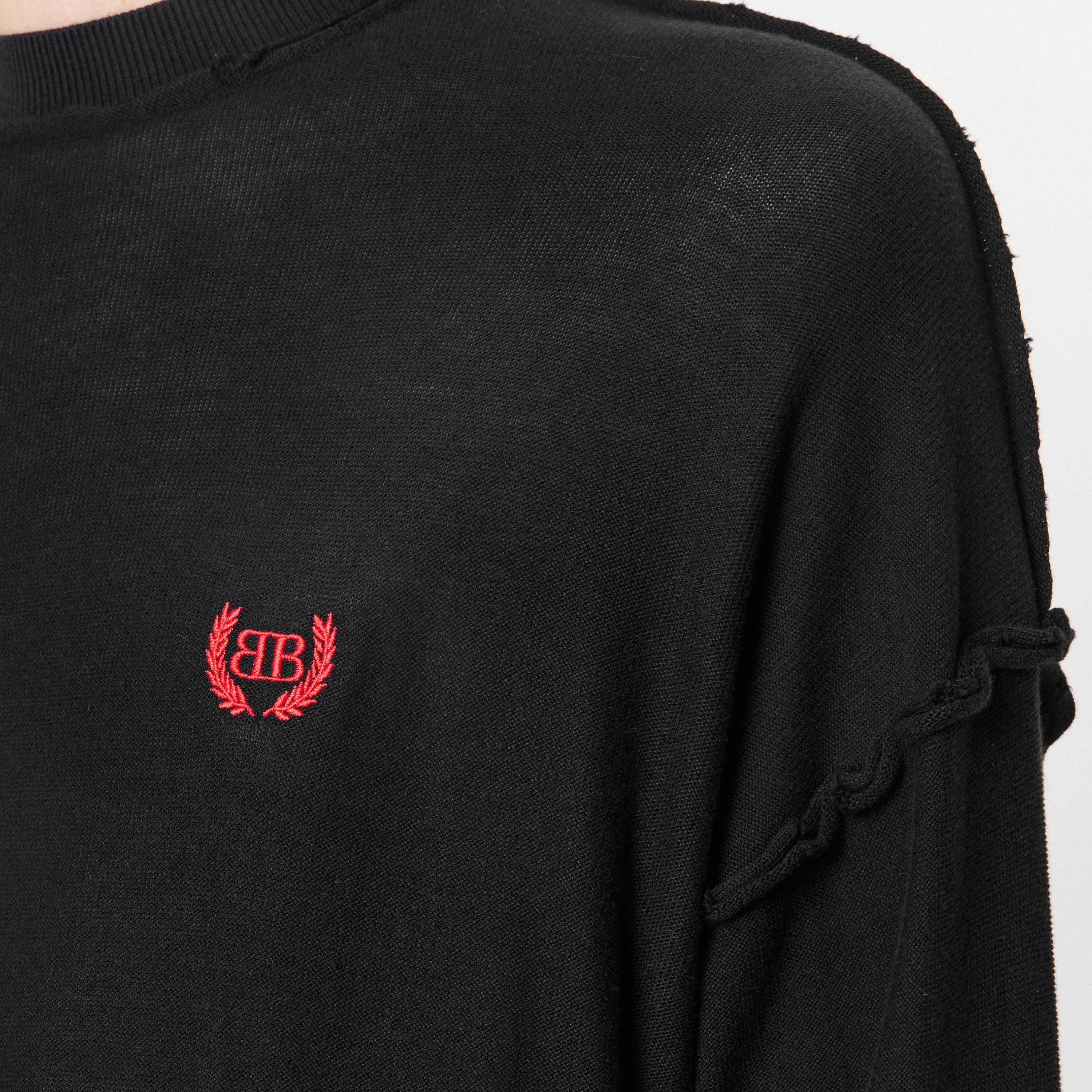 Black - Balenciaga - Oversized Sweater - 5