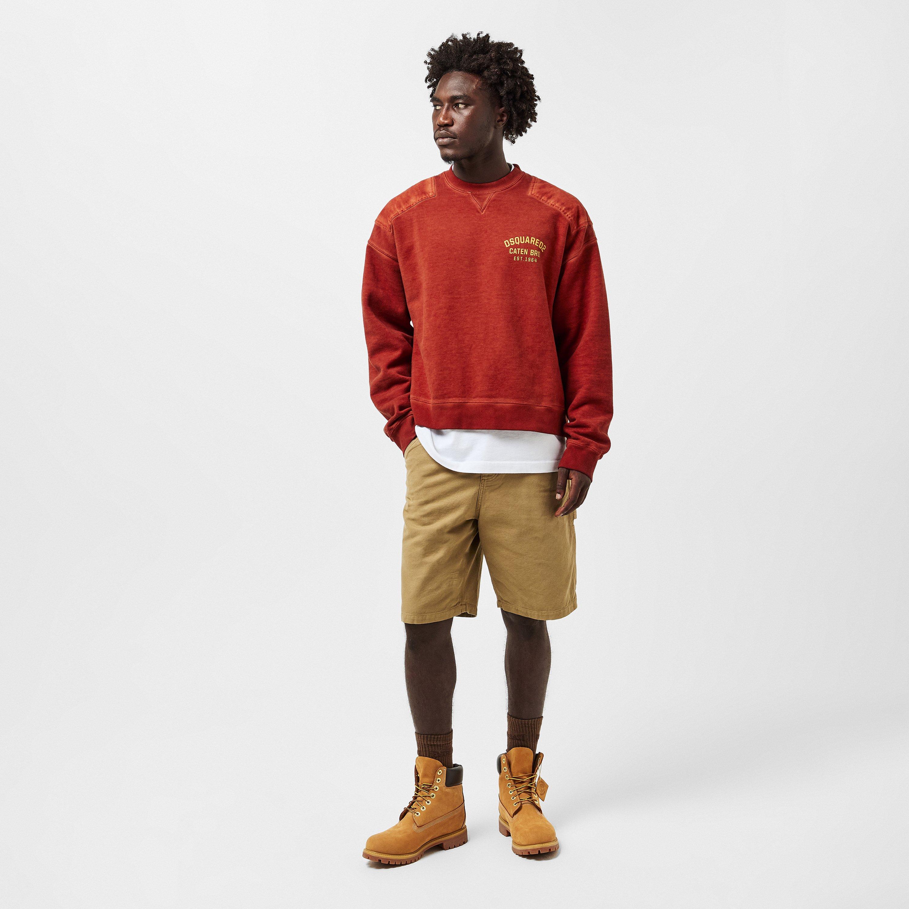 Rust - DSquared2 - Men's Crew Sweater - 6