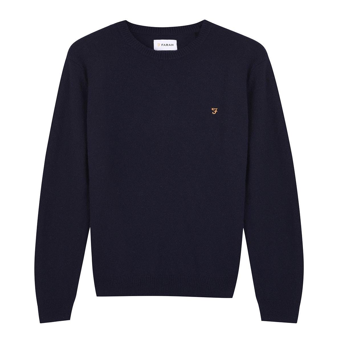 Farah Men's Birchall Jumper - True Navy - Small