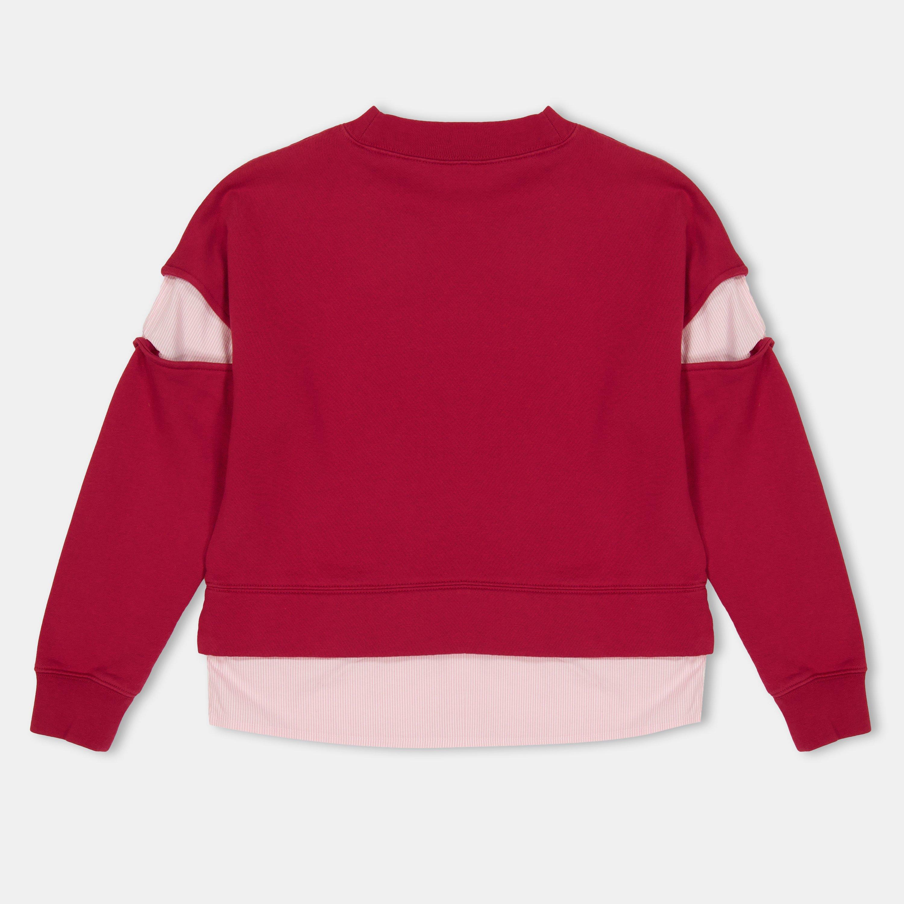 Red/Pnk 2703 - Palm Angels - Kids' Logo Crew Sweatshirt - 2