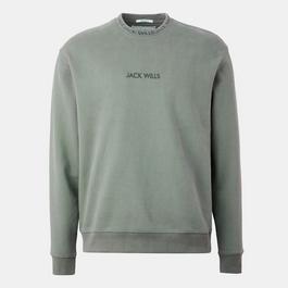 Jack Wills Jacquard Crew Sweatshirt Mens