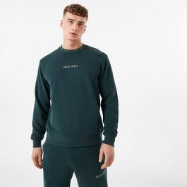Jack Wills Jacquard Crew Sweatshirt Mens