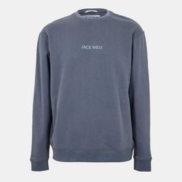 Jack Wills Jacquard Crew Sweatshirt Mens