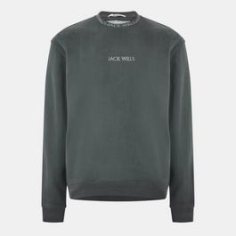 Jack Wills Jacquard Crew Sweatshirt Mens