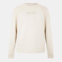 Jack Wills Jacquard Crew Sweatshirt Mens