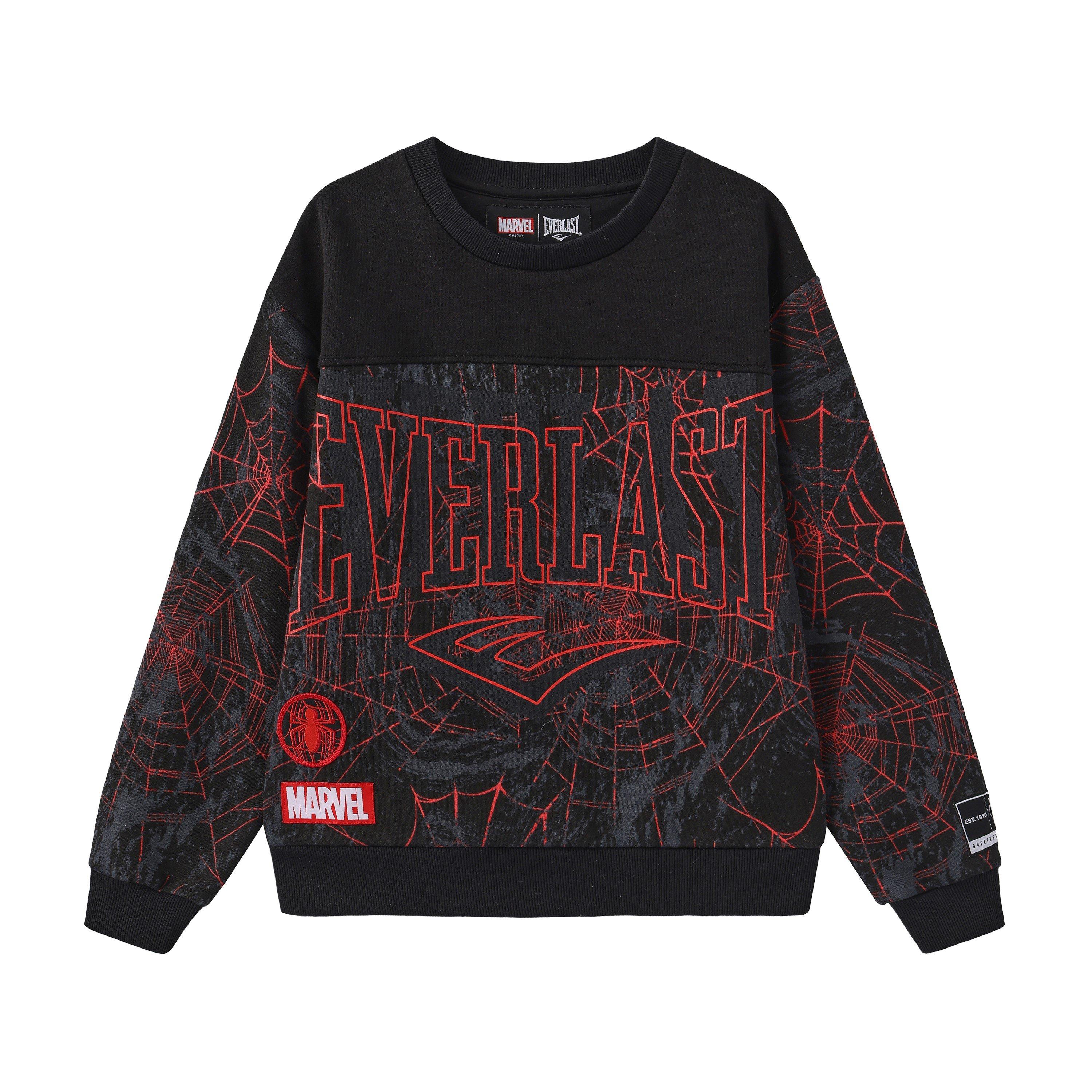 Everlast Boys Crew Sweater Juniors Spiderman - 7-8 (S)
