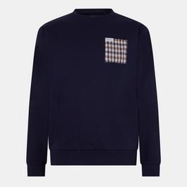 Aquascutum Check Pocket Sweatshirt