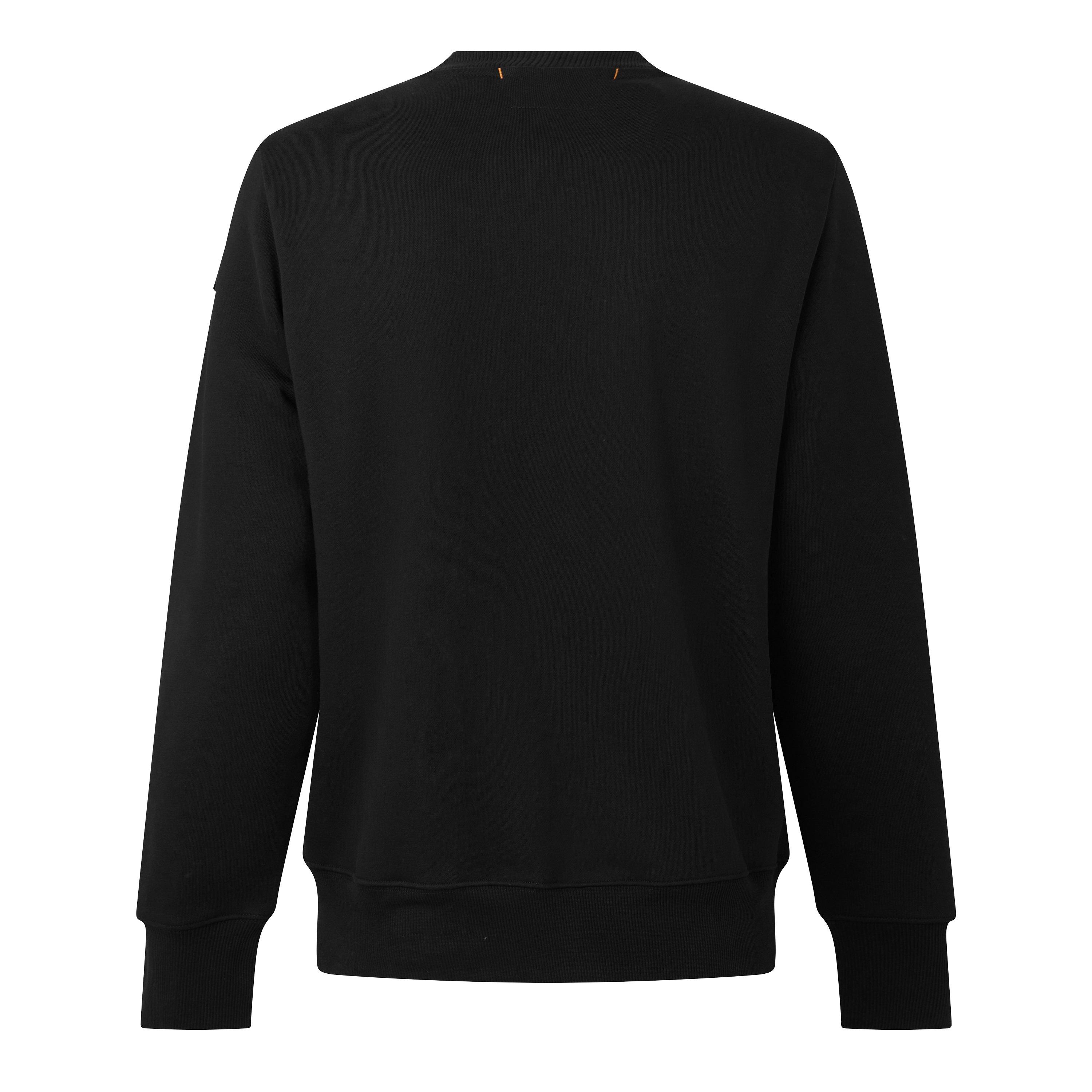 Black 0541 - Parajumpers - Men's Cotton Crew-Neck Sweatshirt - 2