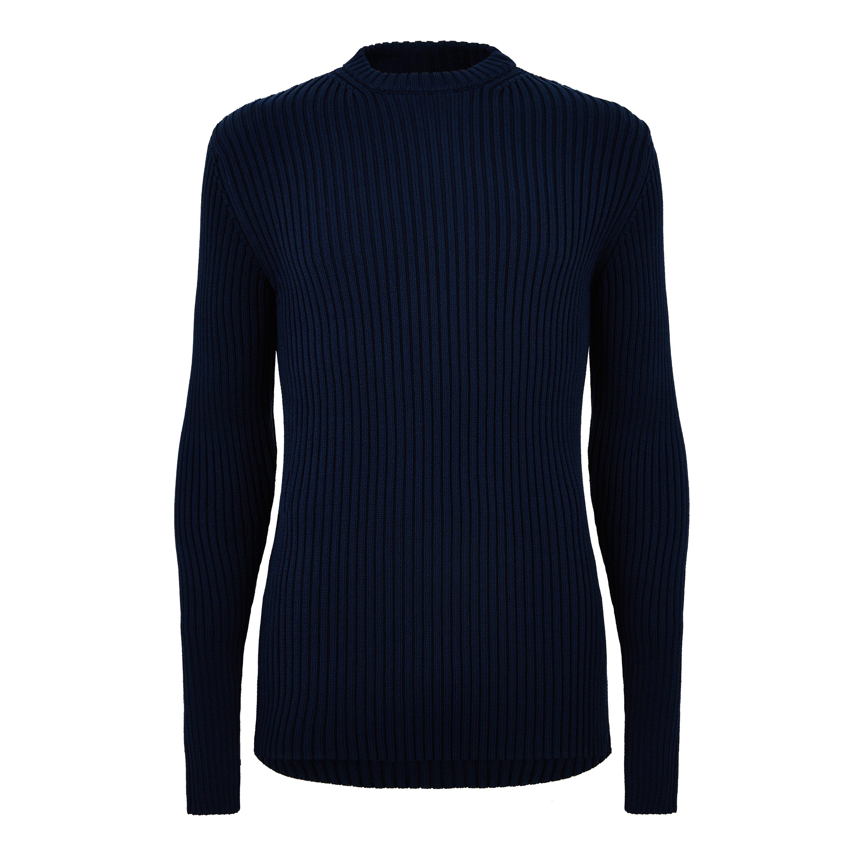 Navy - Bottega Veneta - Men's Crew Sweater - 1