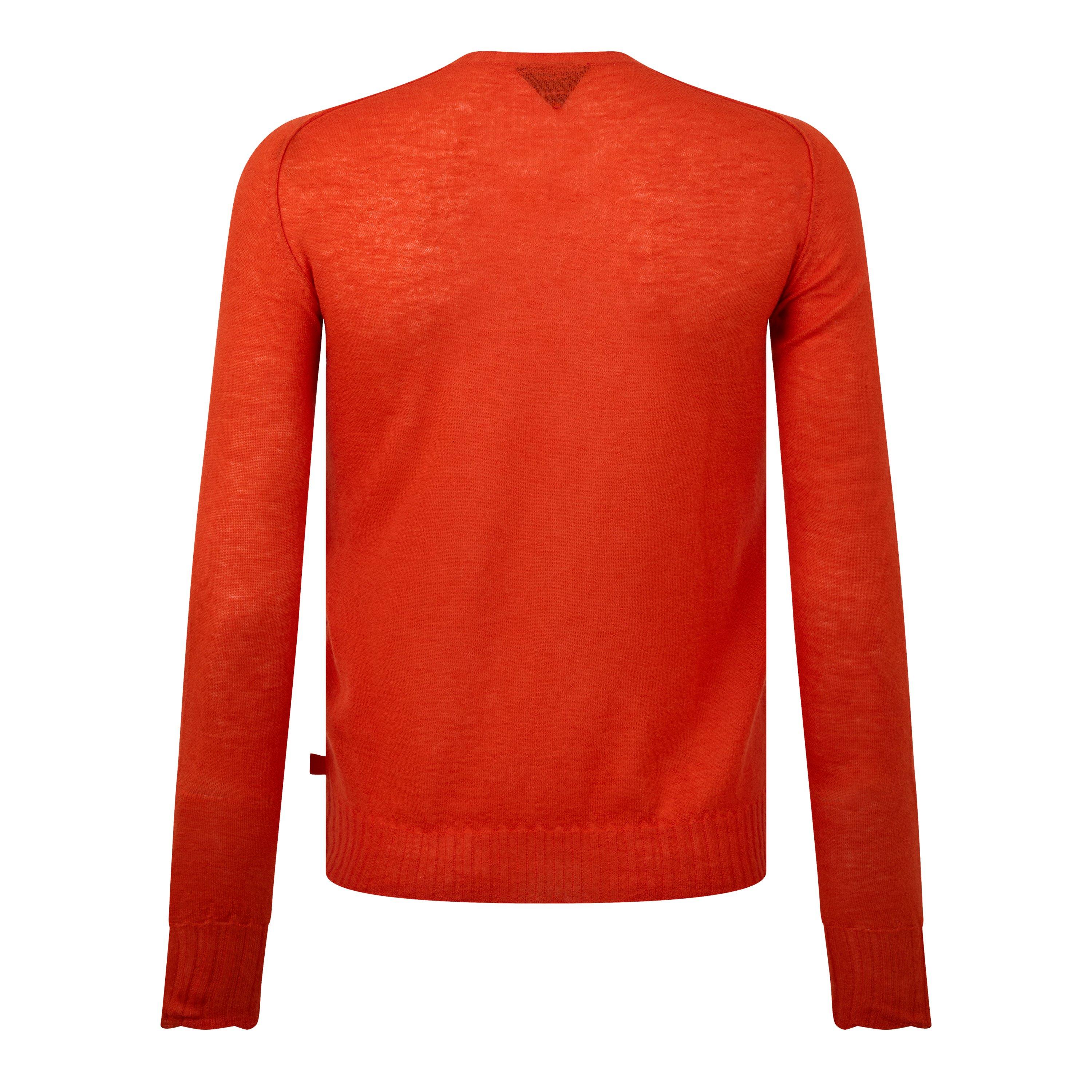 Orange - Bottega Veneta - Men's Crew Sweater - 2