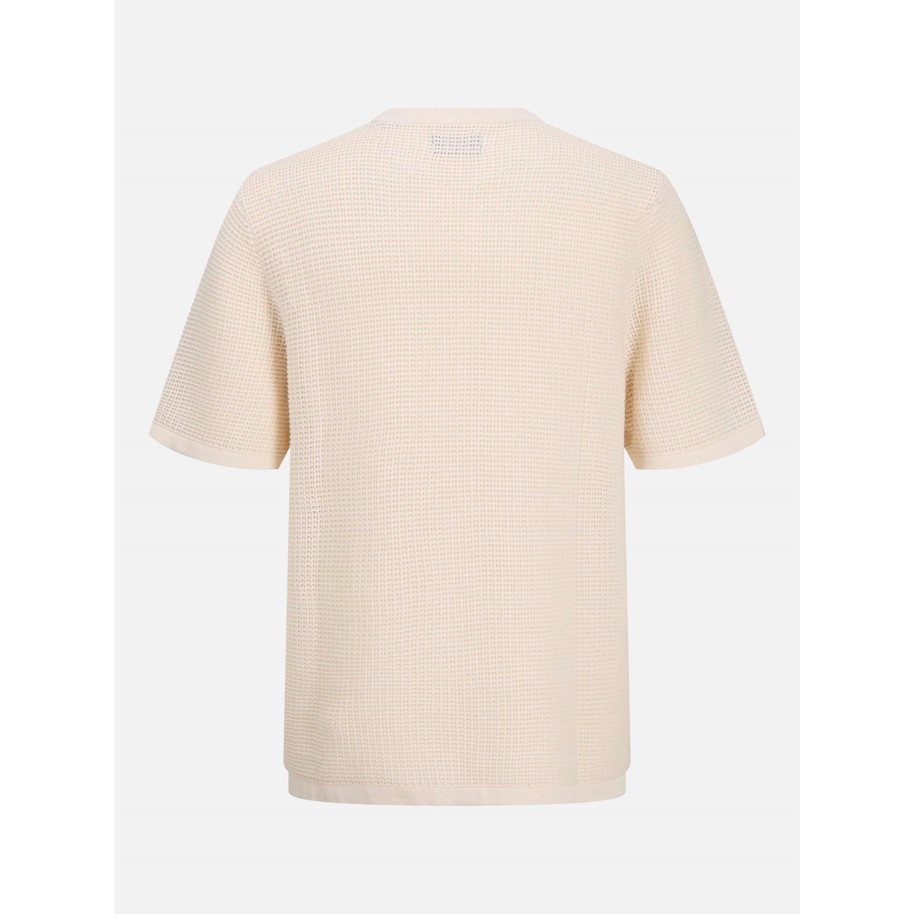 Sea Salt - Jack and Jones - Men's Knitted Crew Sweatshirt - 2