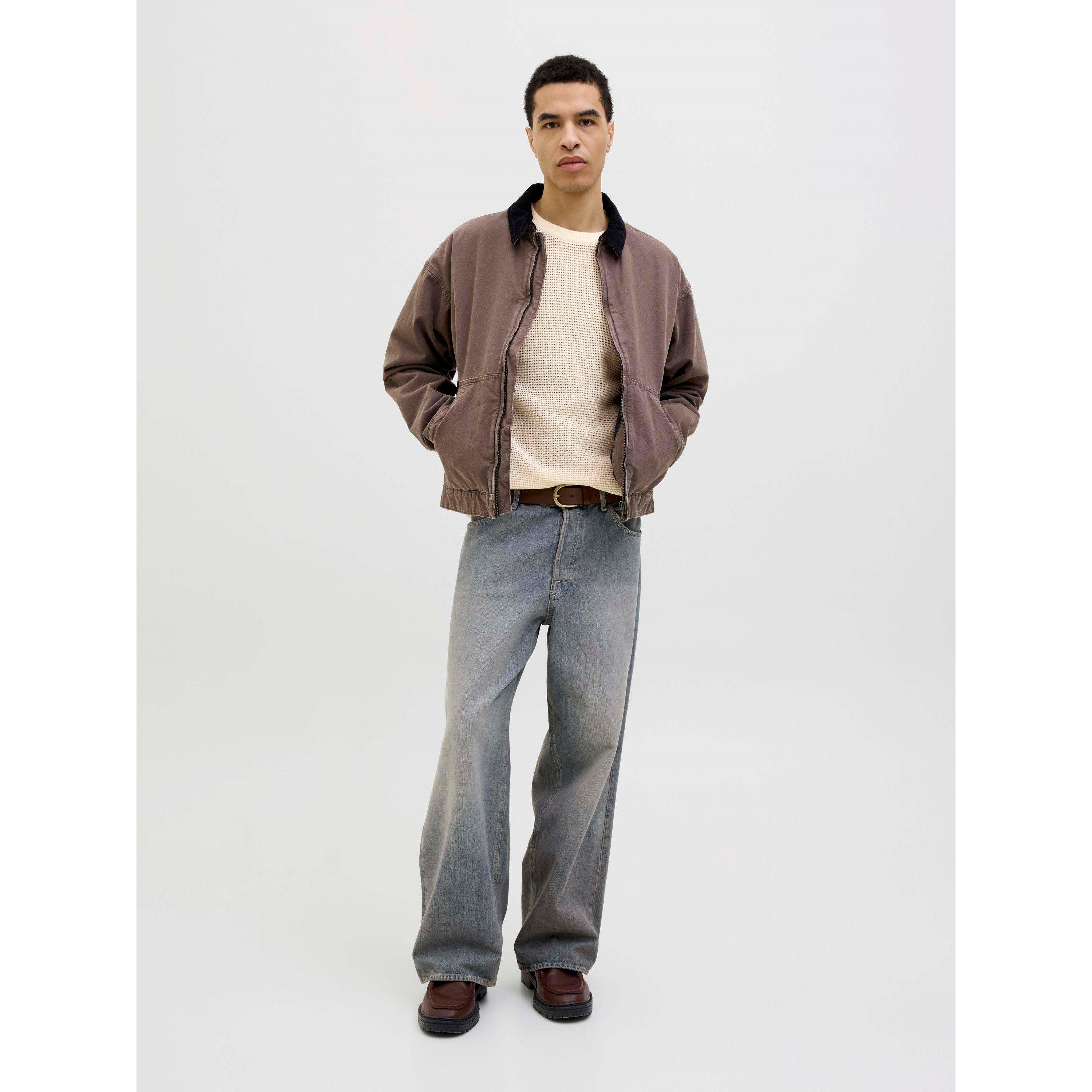 Sea Salt - Jack and Jones - Men's Knitted Crew Sweatshirt - 8