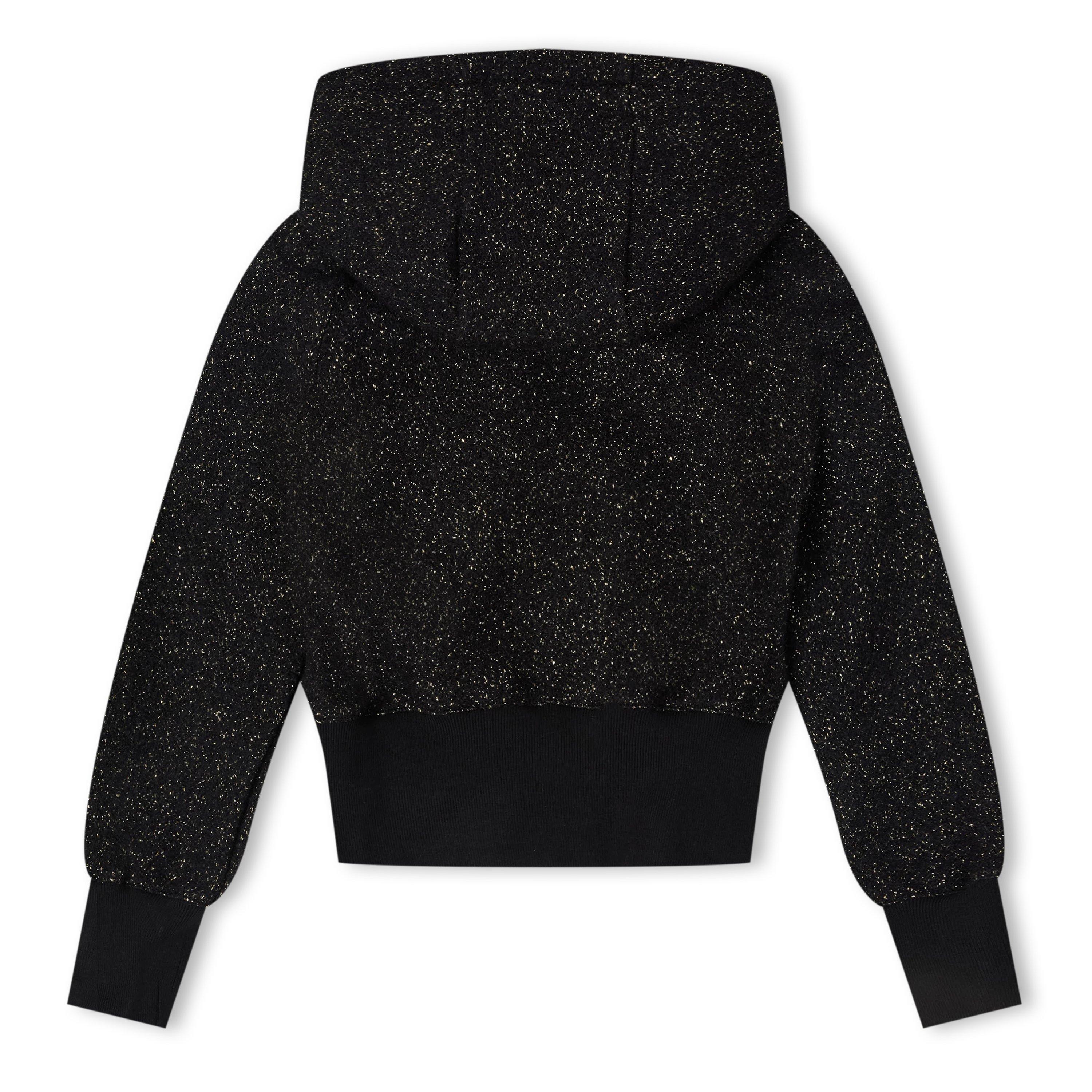 black/gold - Balmain - Kids' Logo Crew Sweatshirt - 2