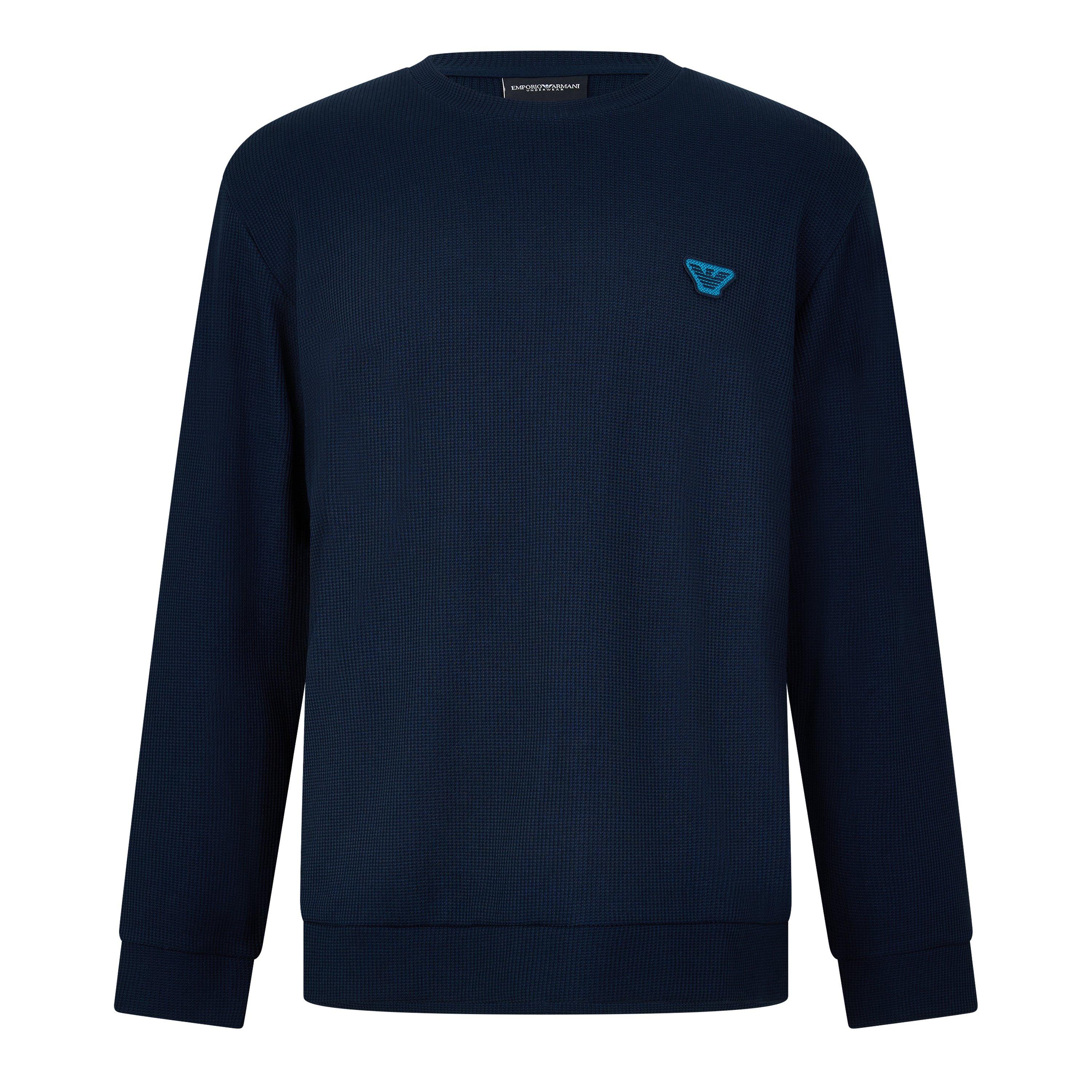 Armani Blue - Emporio Armani - Emporio Waffle Crew Sn64 - 1