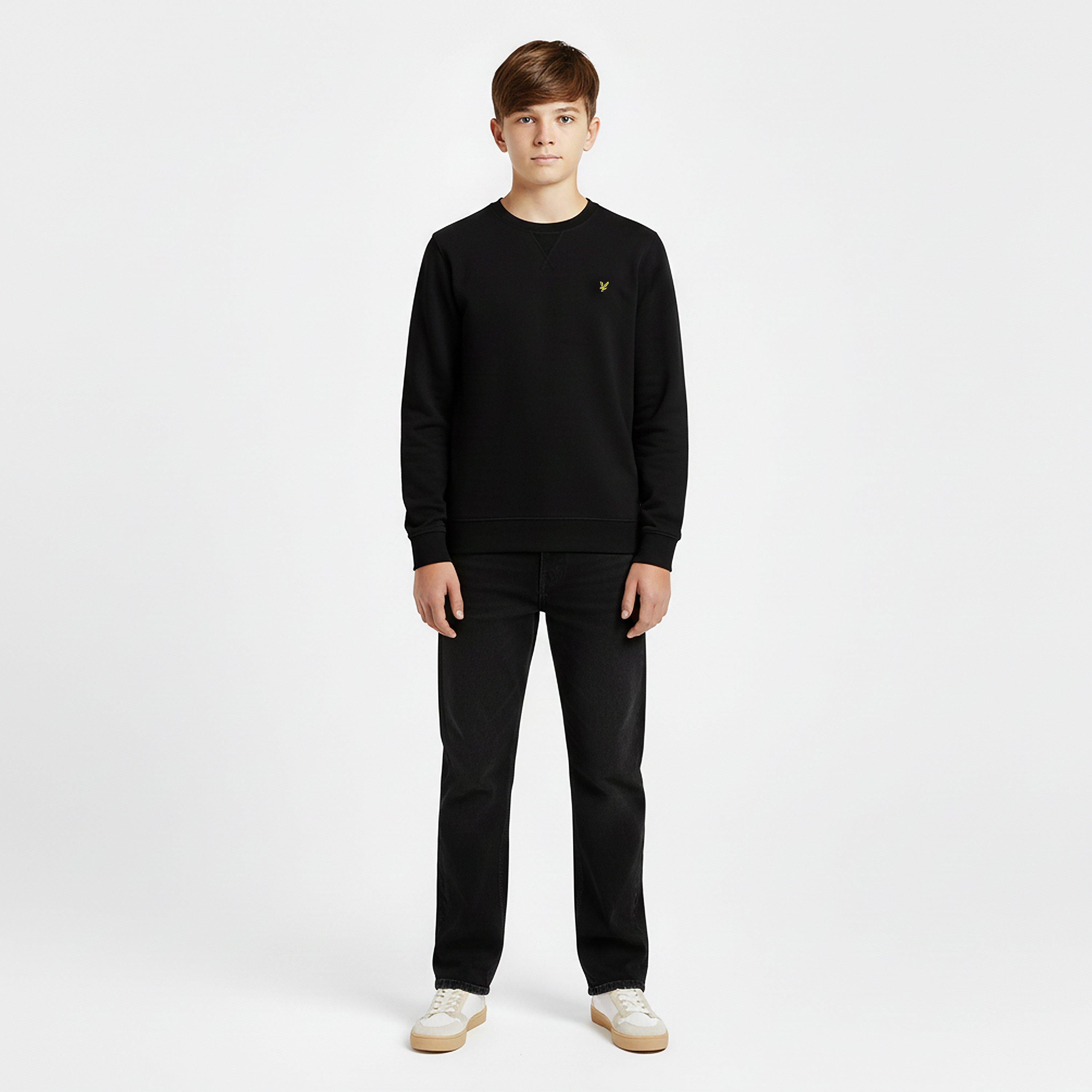 Dark Navy Z271 - Lyle and Scott - Kids' Crew Sweatshirt - 3