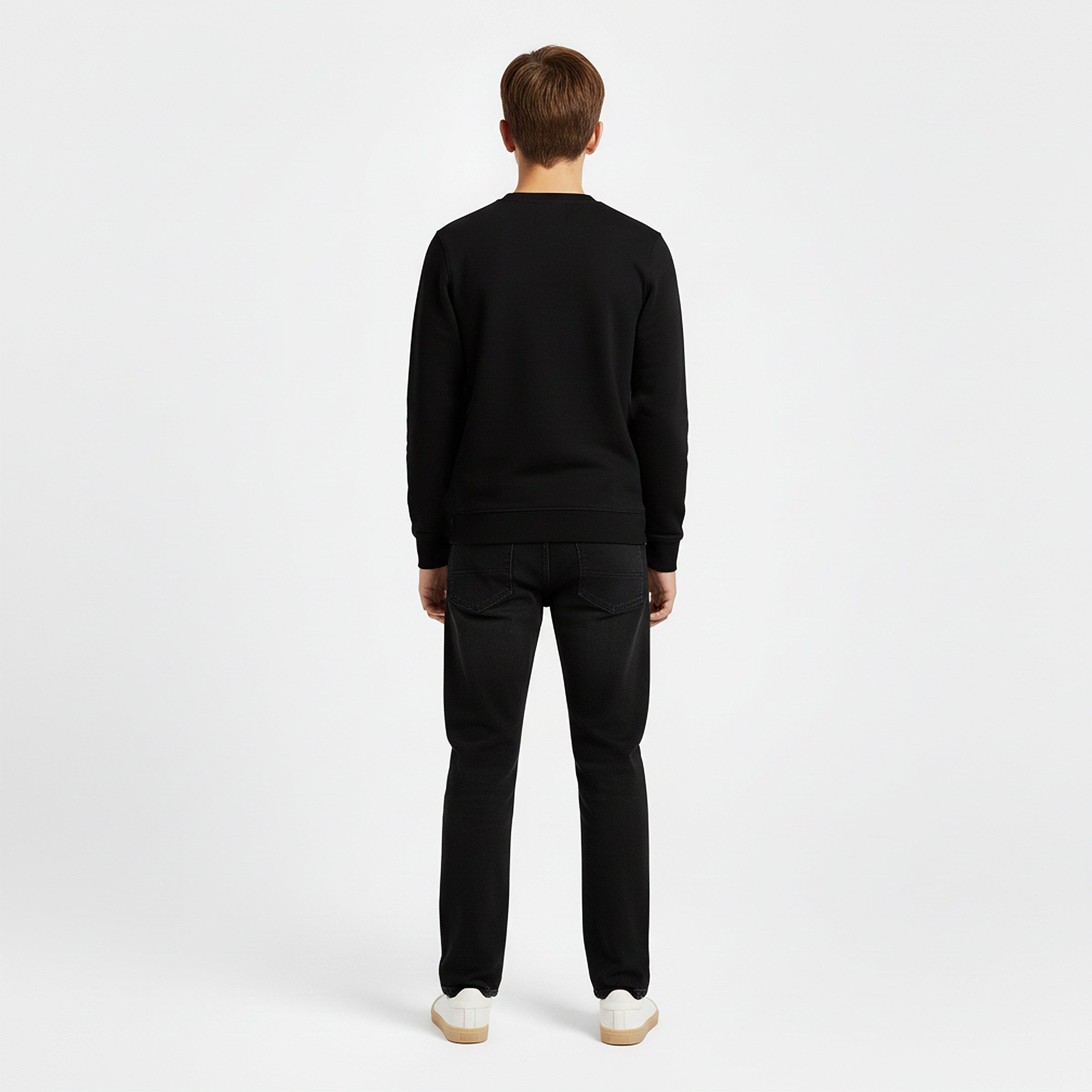 Dark Navy Z271 - Lyle and Scott - Kids' Crew Sweatshirt - 4