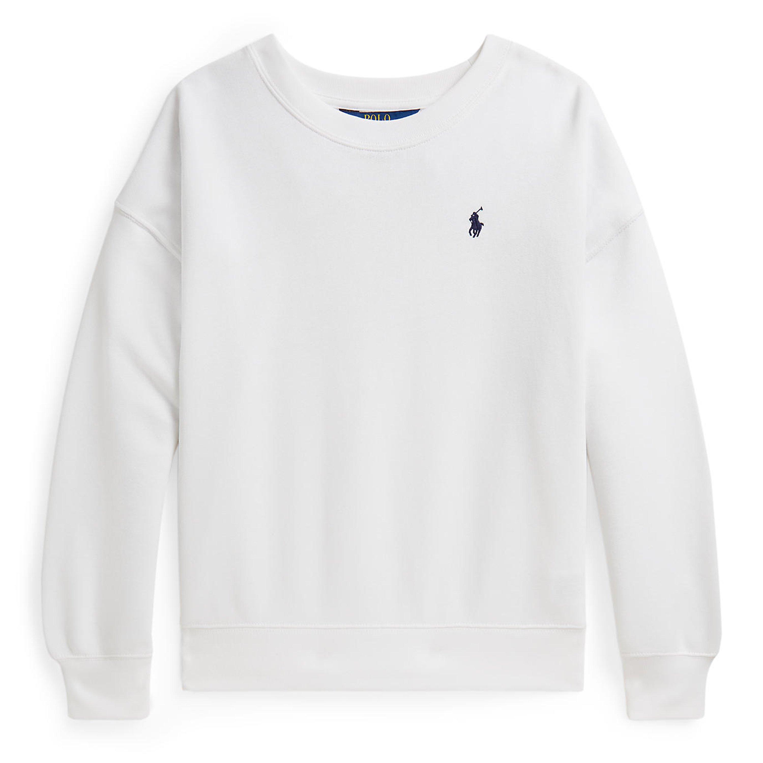 Deckwash White - Polo Ralph Lauren - Kids' Crew Sweatshirt - 1