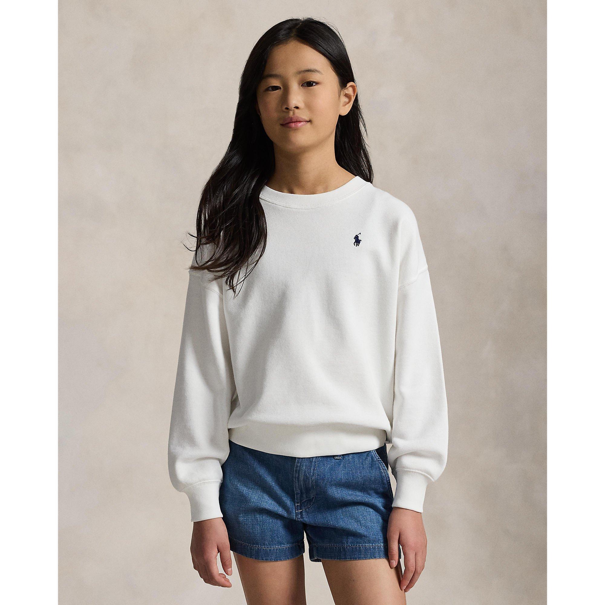 Deckwash White - Polo Ralph Lauren - Kids' Crew Sweatshirt - 3